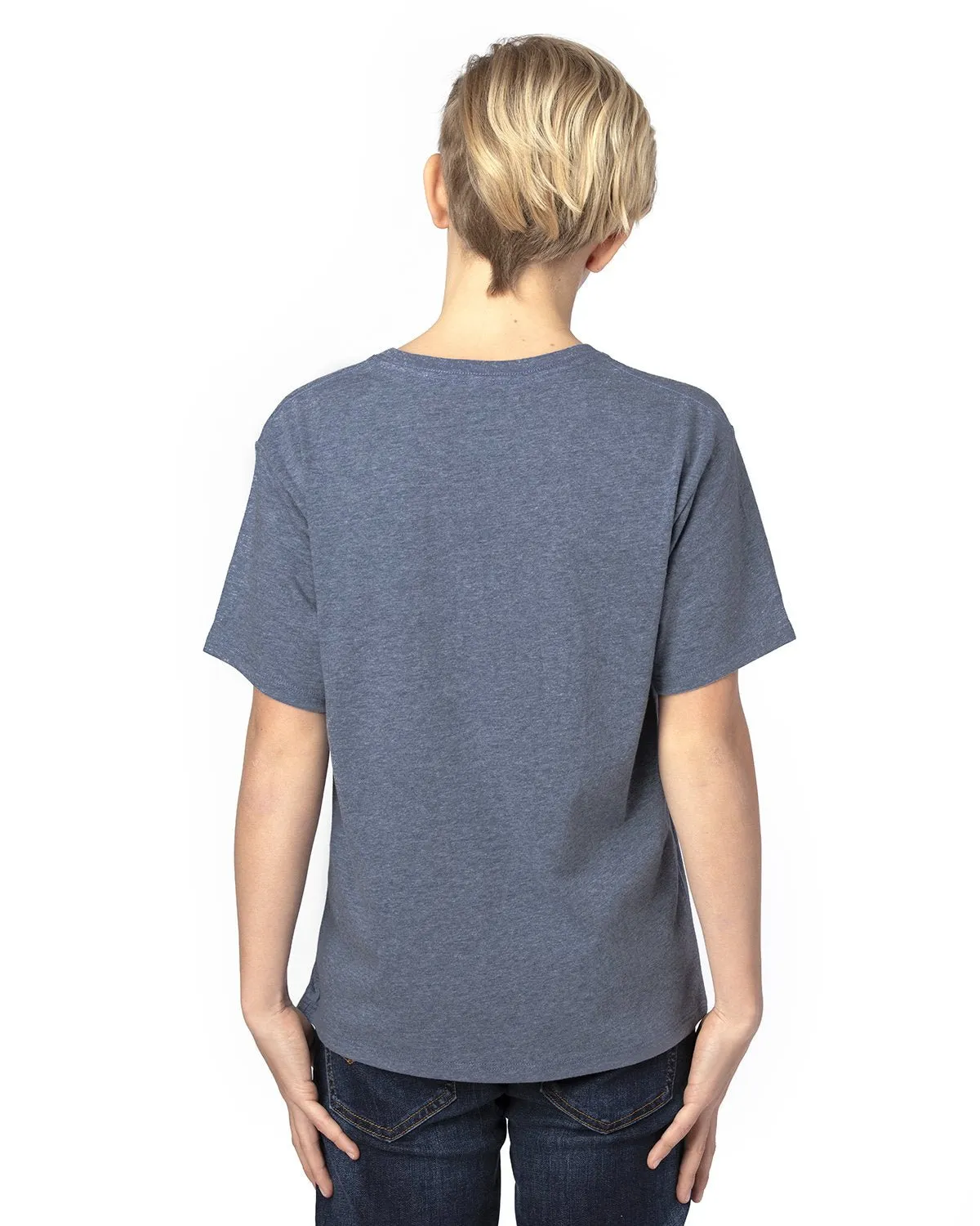 600A-Threadfast Apparel-NAVY HEATHER