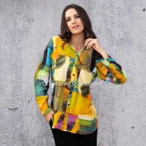 Alison Sheri Abstract Print Blouse - Style A44107