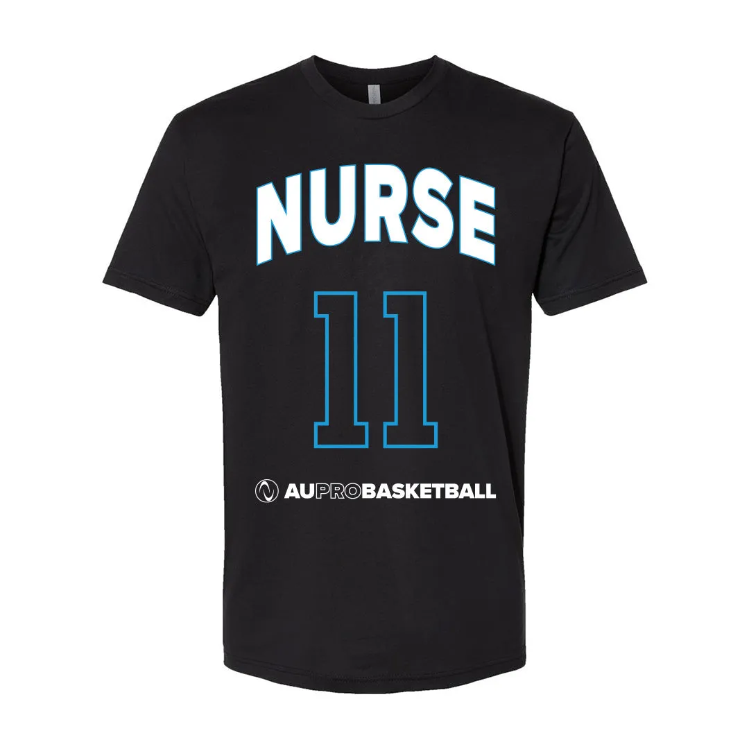 AU BB Player Name and Number Tee, Kia Nurse 11