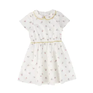 BAMBOO FLORAL SMALL PRINT DRESS [FINAL SALE]