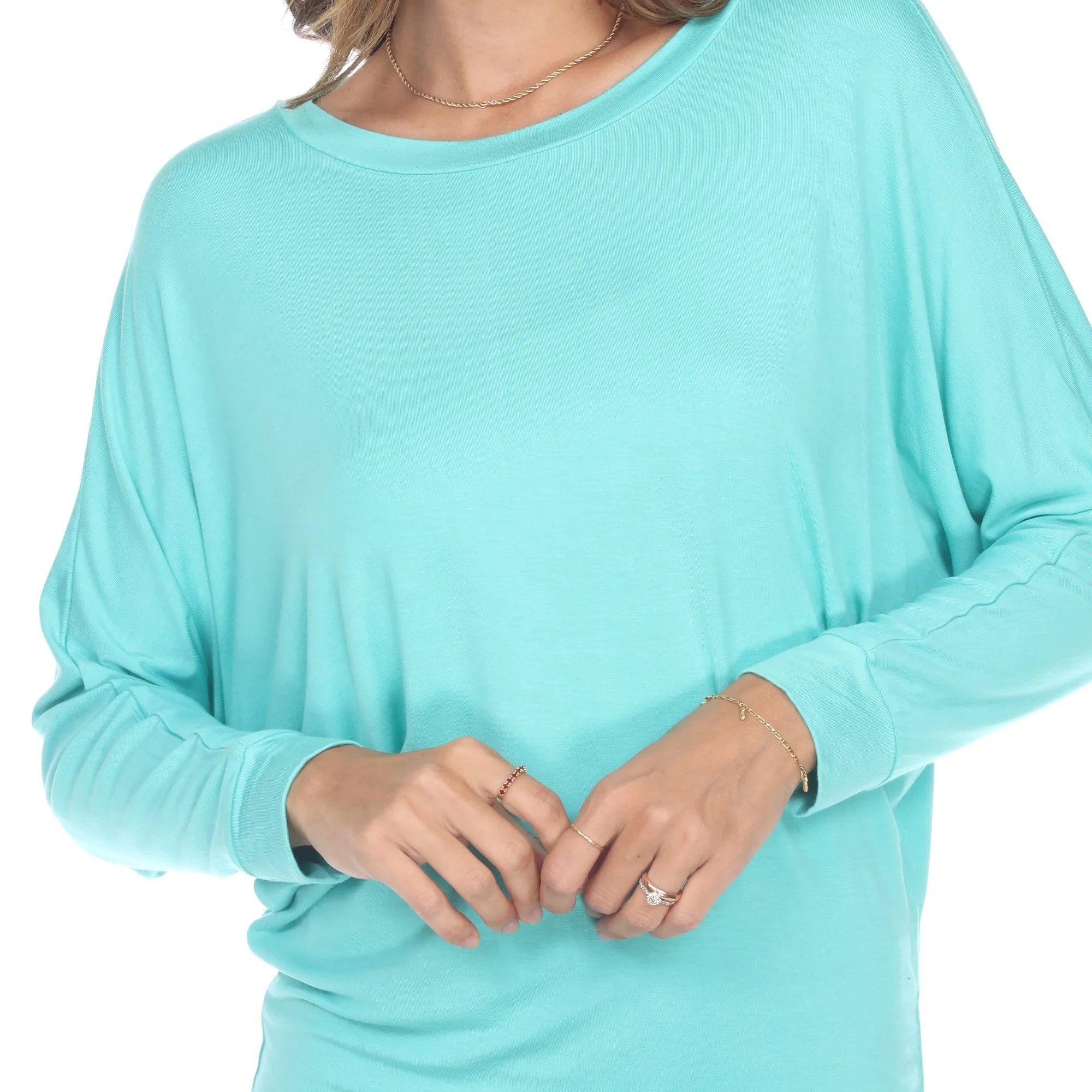 Banded Dolman Top