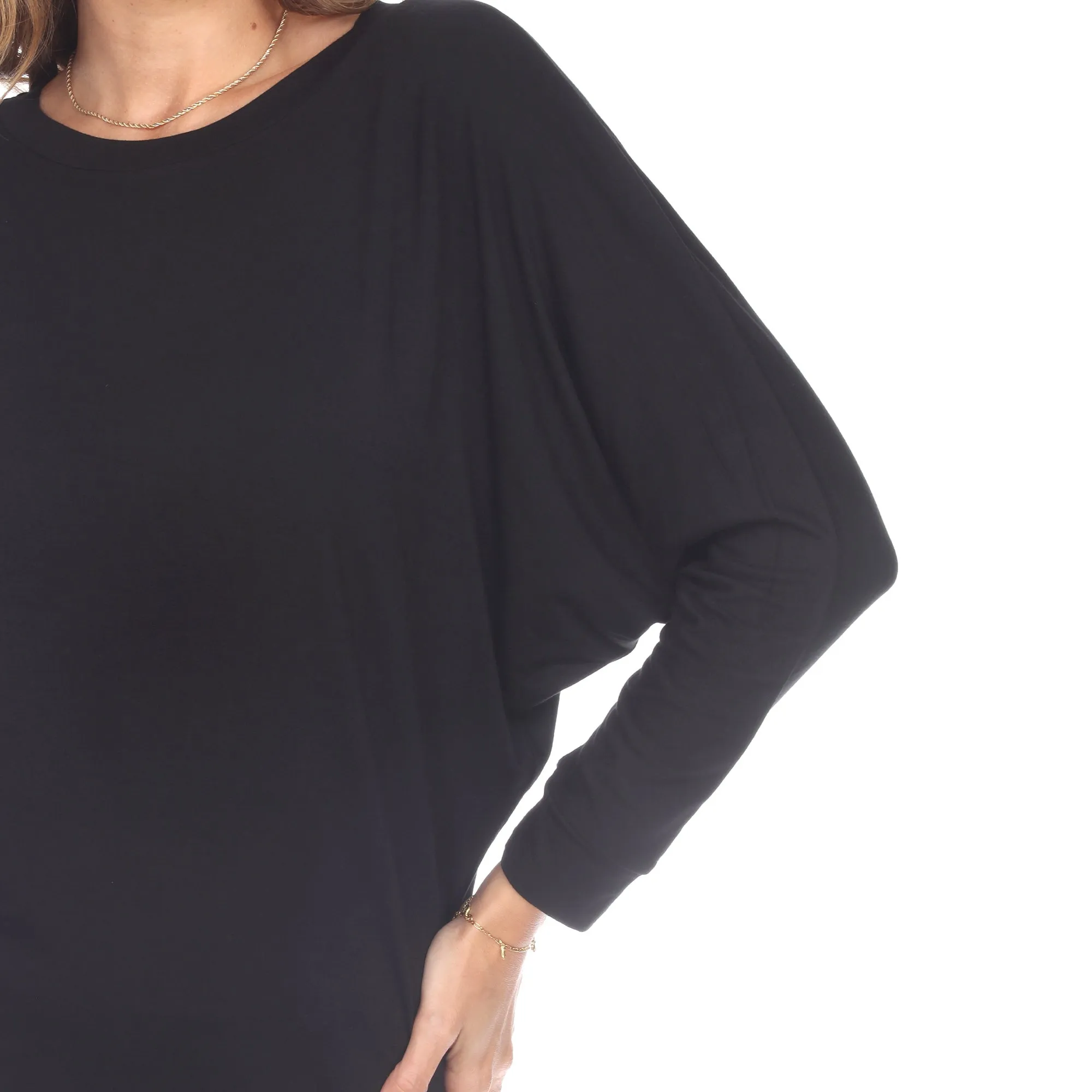 Banded Dolman Top