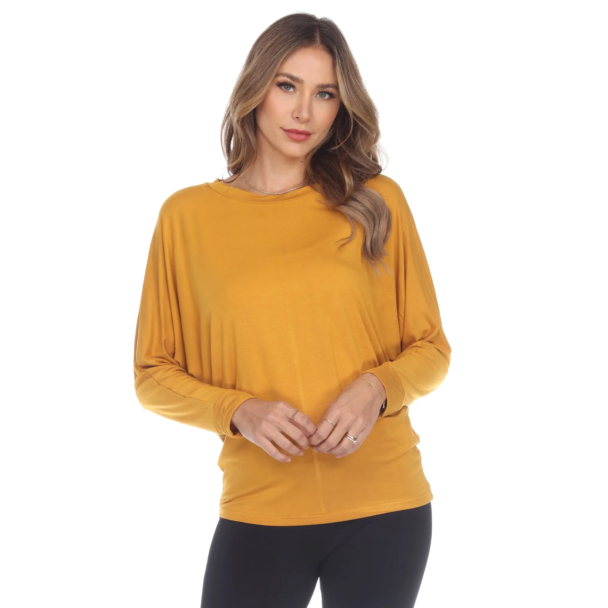 Banded Dolman Top