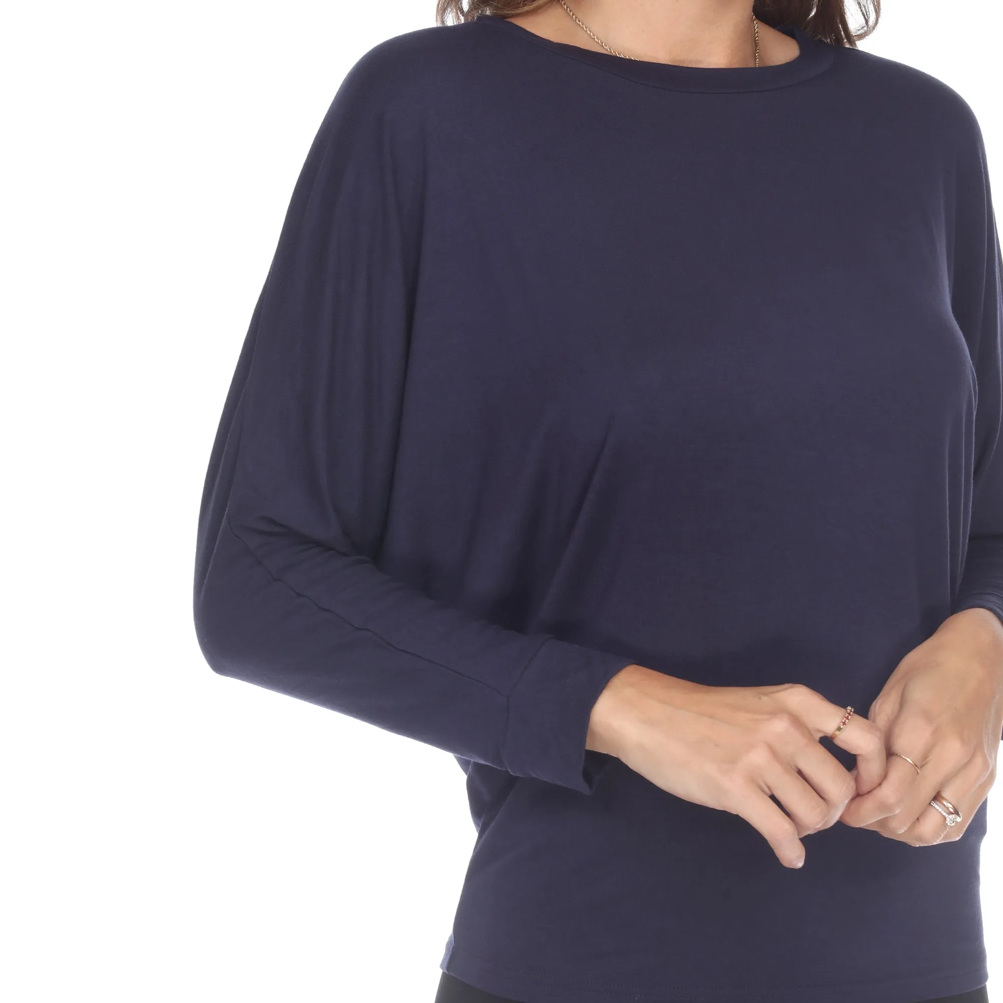 Banded Dolman Top