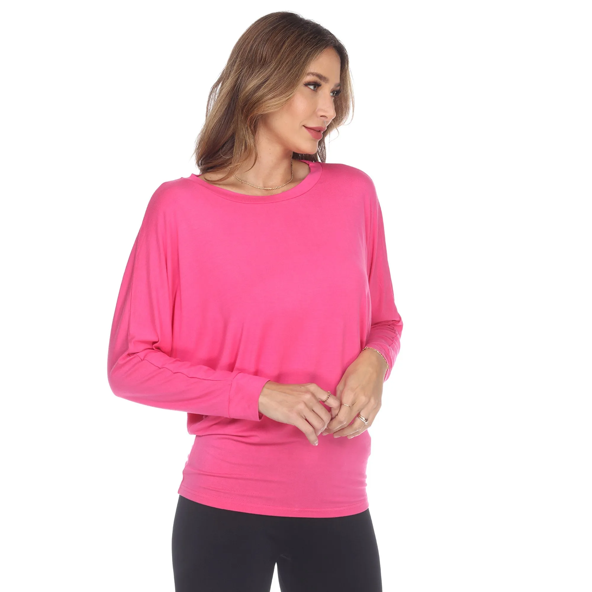Banded Dolman Top
