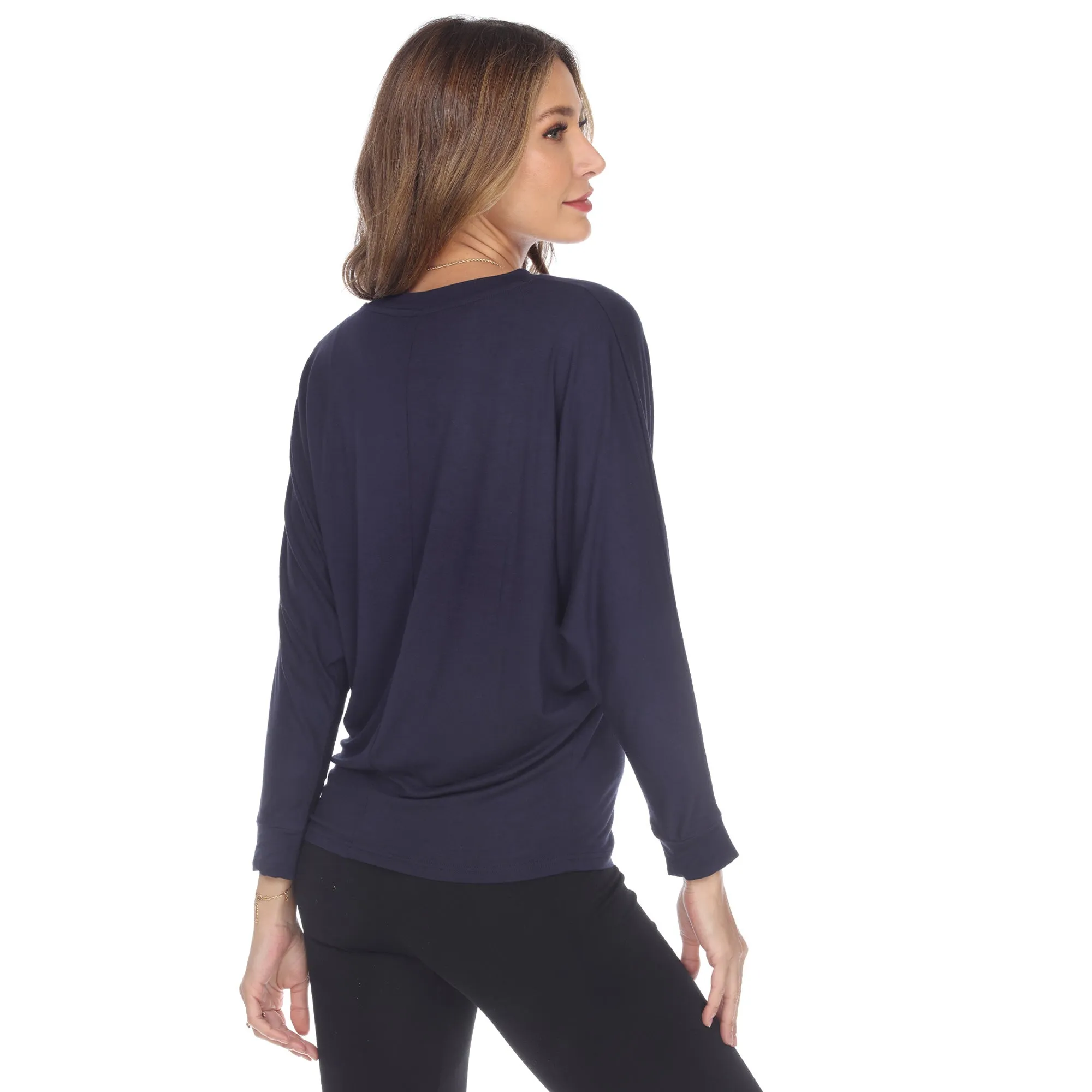Banded Dolman Top