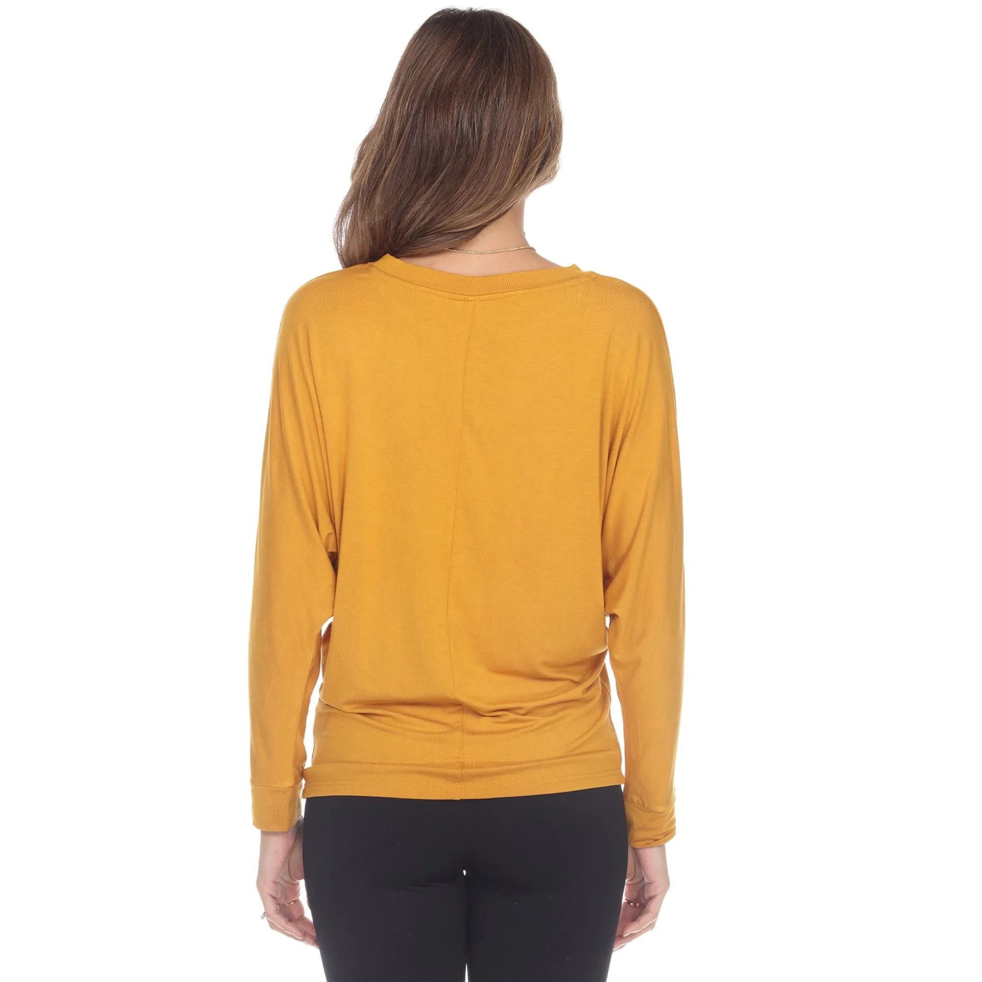 Banded Dolman Top