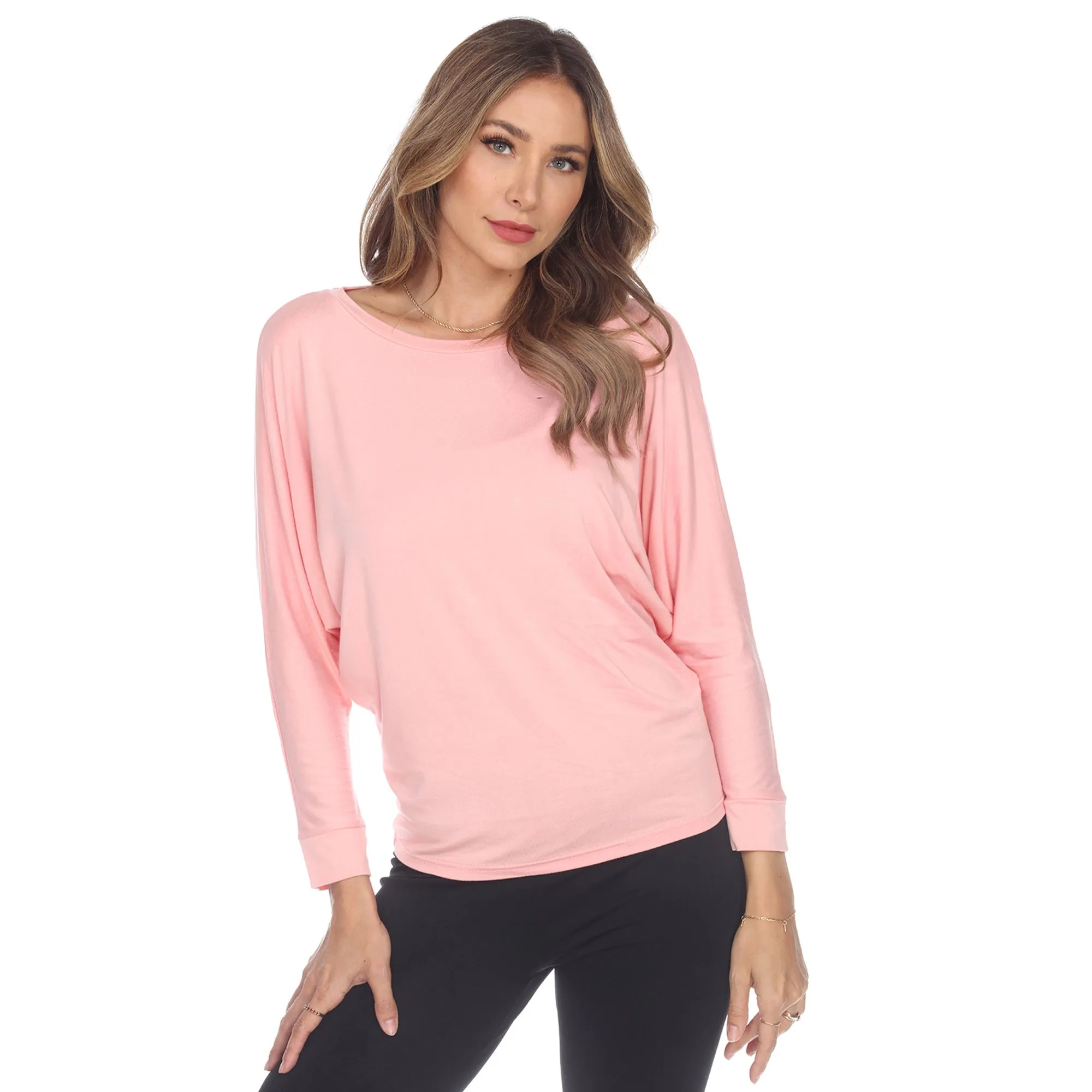 Banded Dolman Top