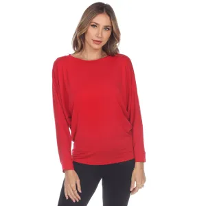 Banded Dolman Top