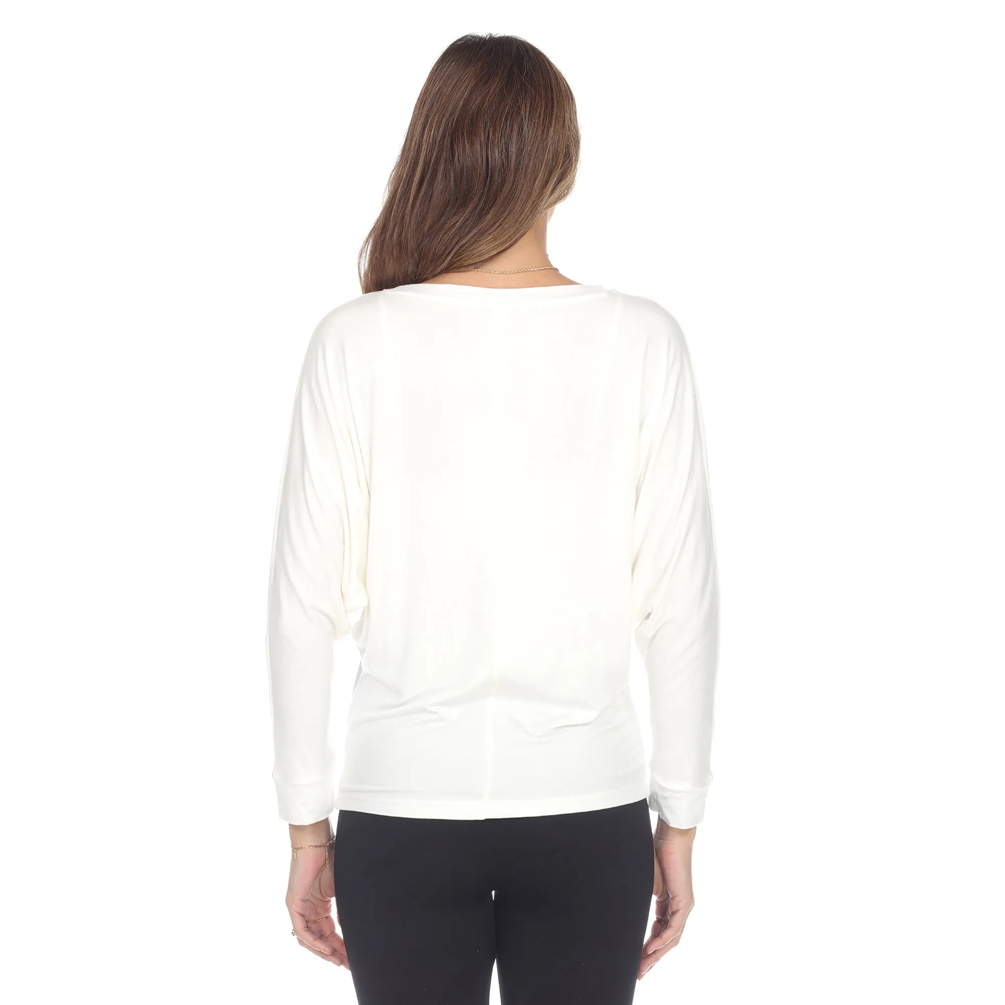 Banded Dolman Top