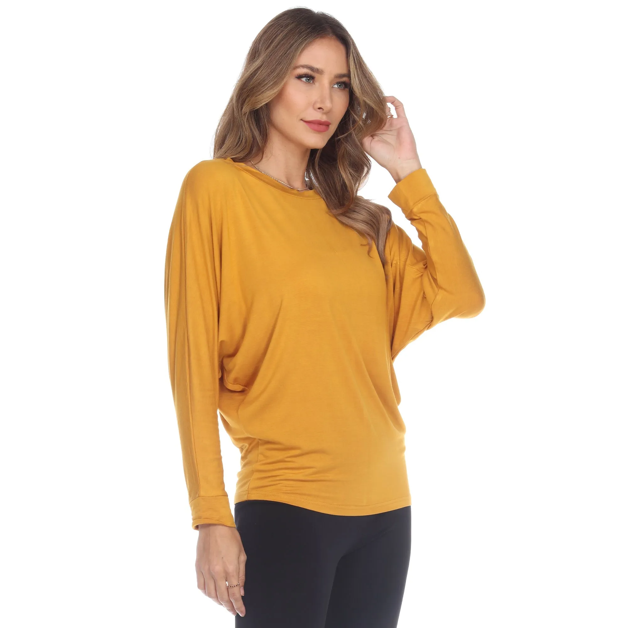Banded Dolman Top