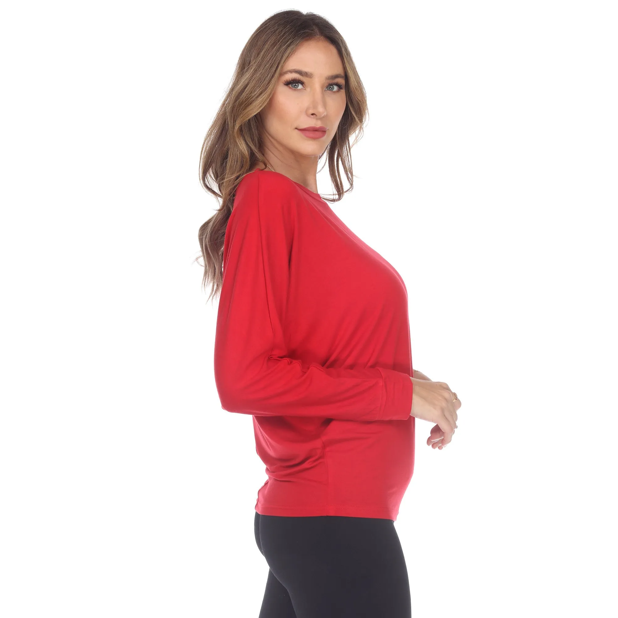 Banded Dolman Top