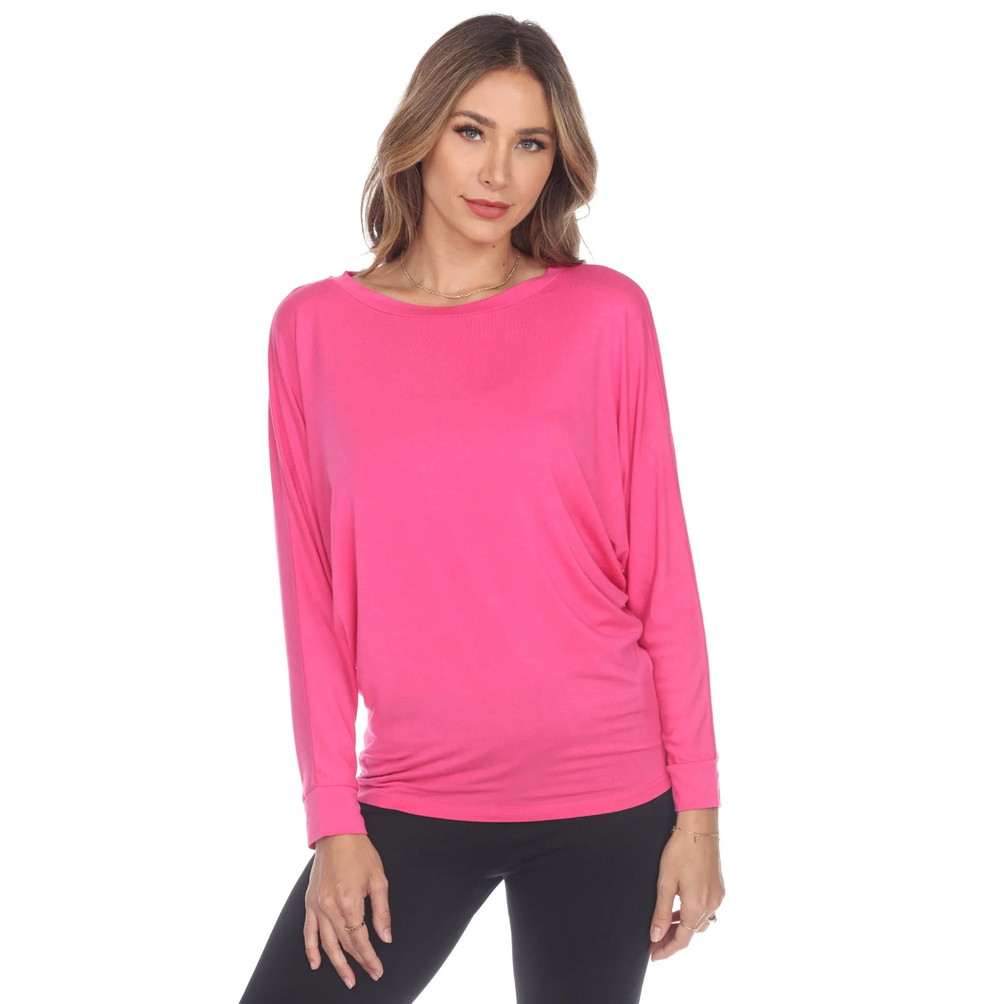 Banded Dolman Top