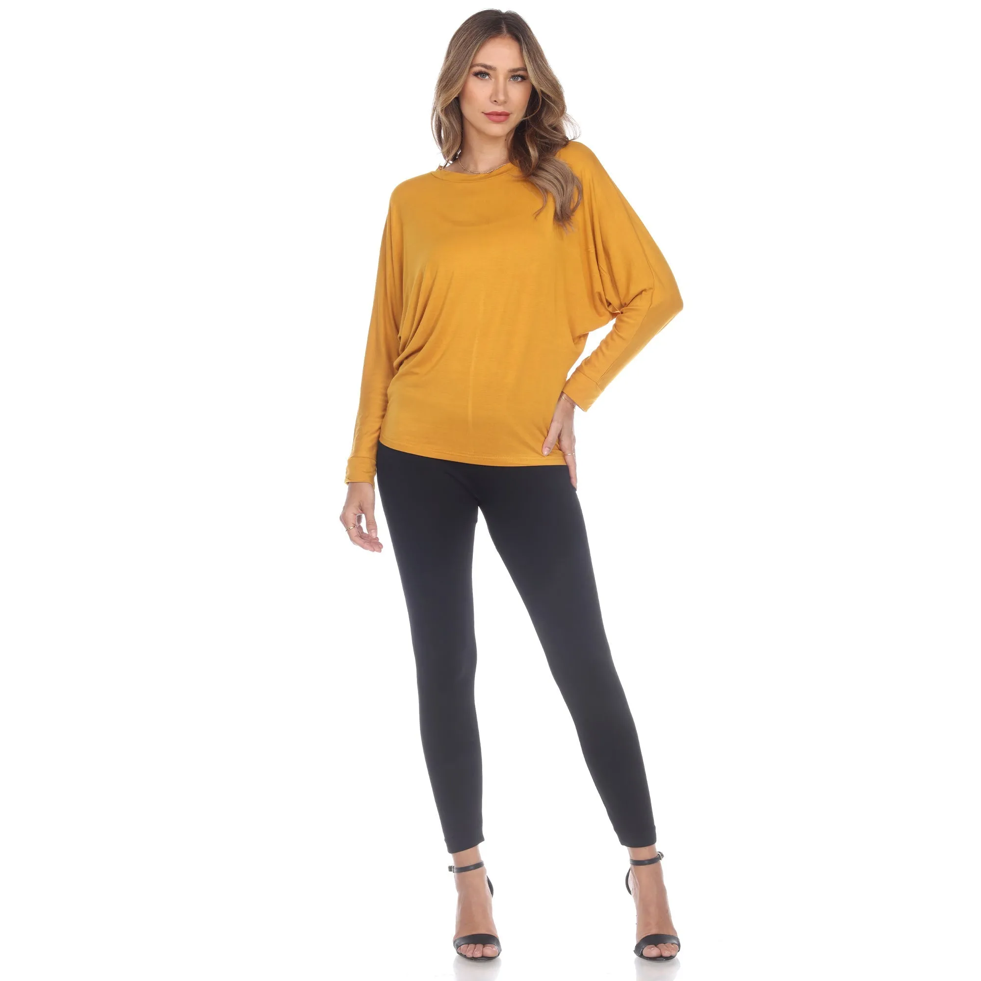 Banded Dolman Top
