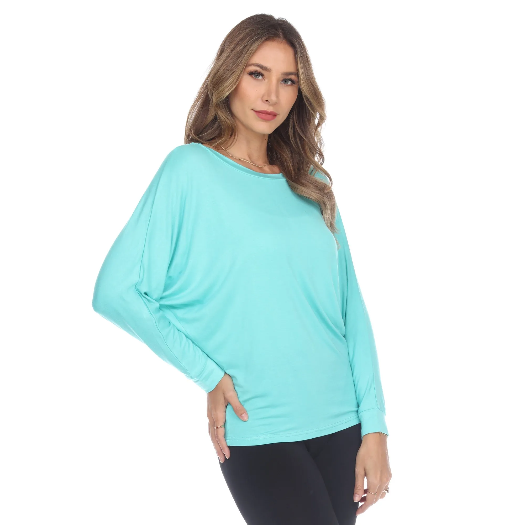 Banded Dolman Top