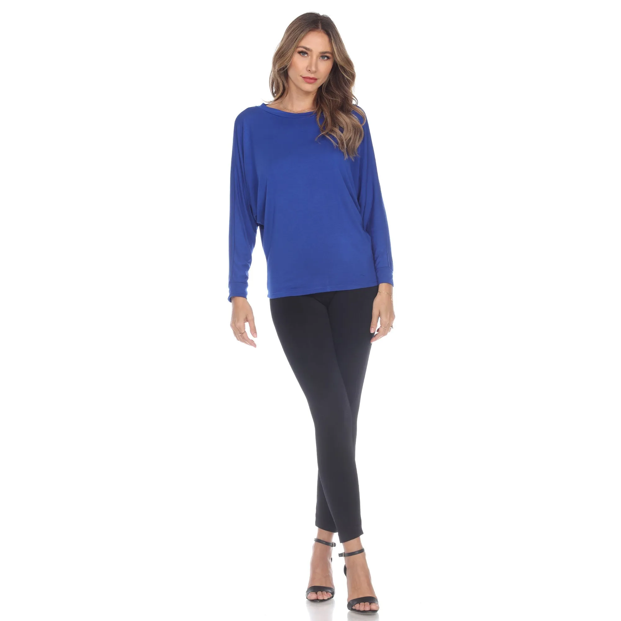 Banded Dolman Top