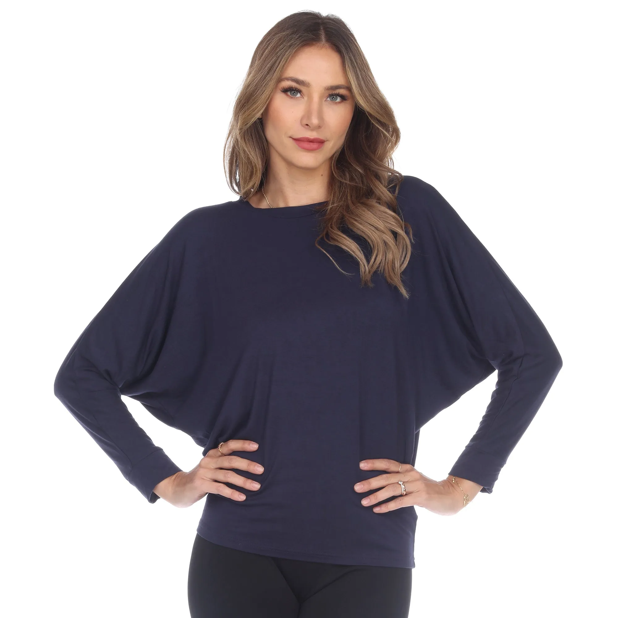 Banded Dolman Top