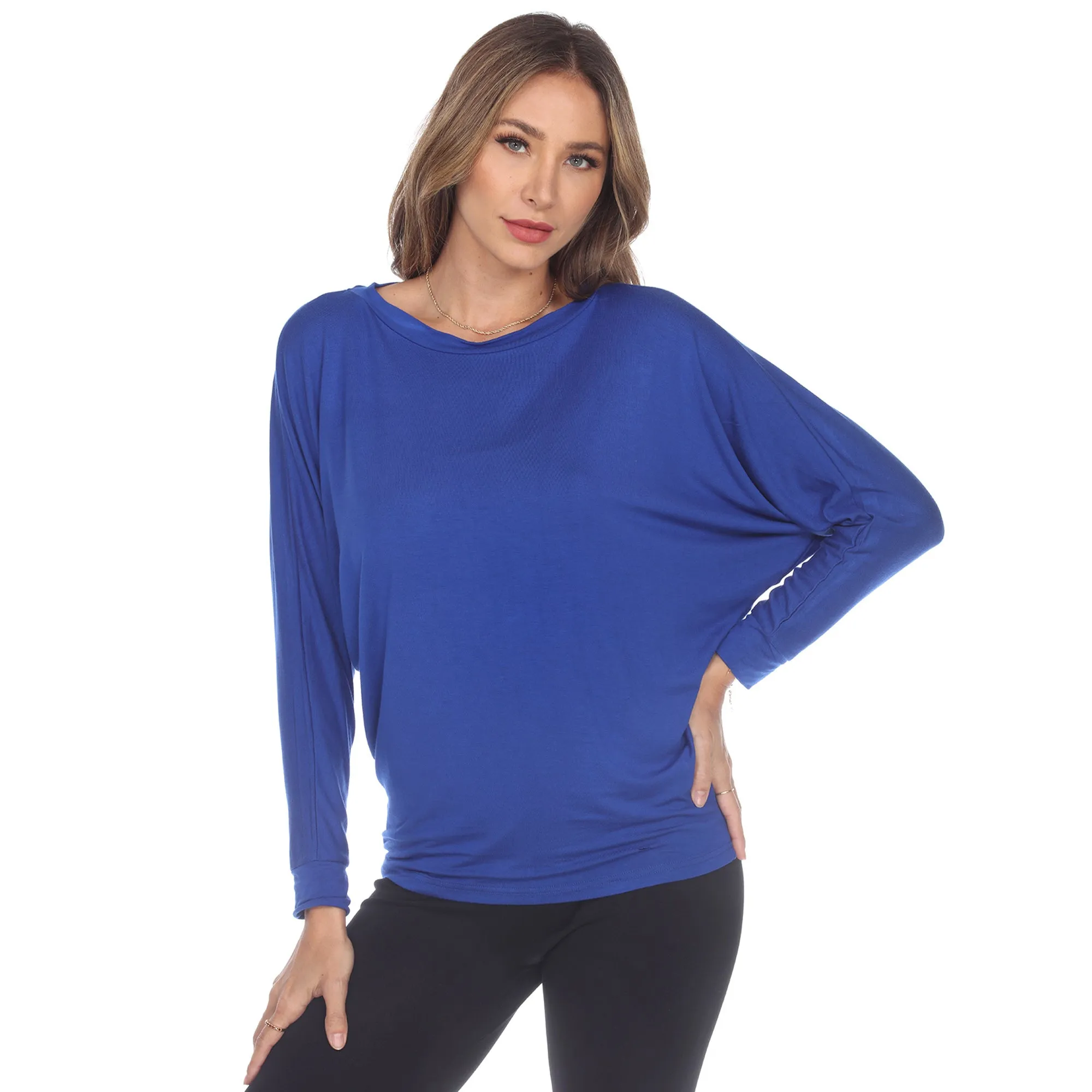 Banded Dolman Top