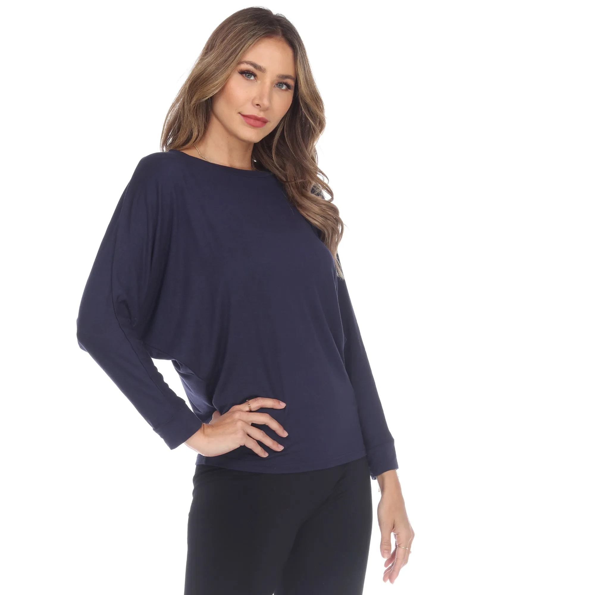 Banded Dolman Top
