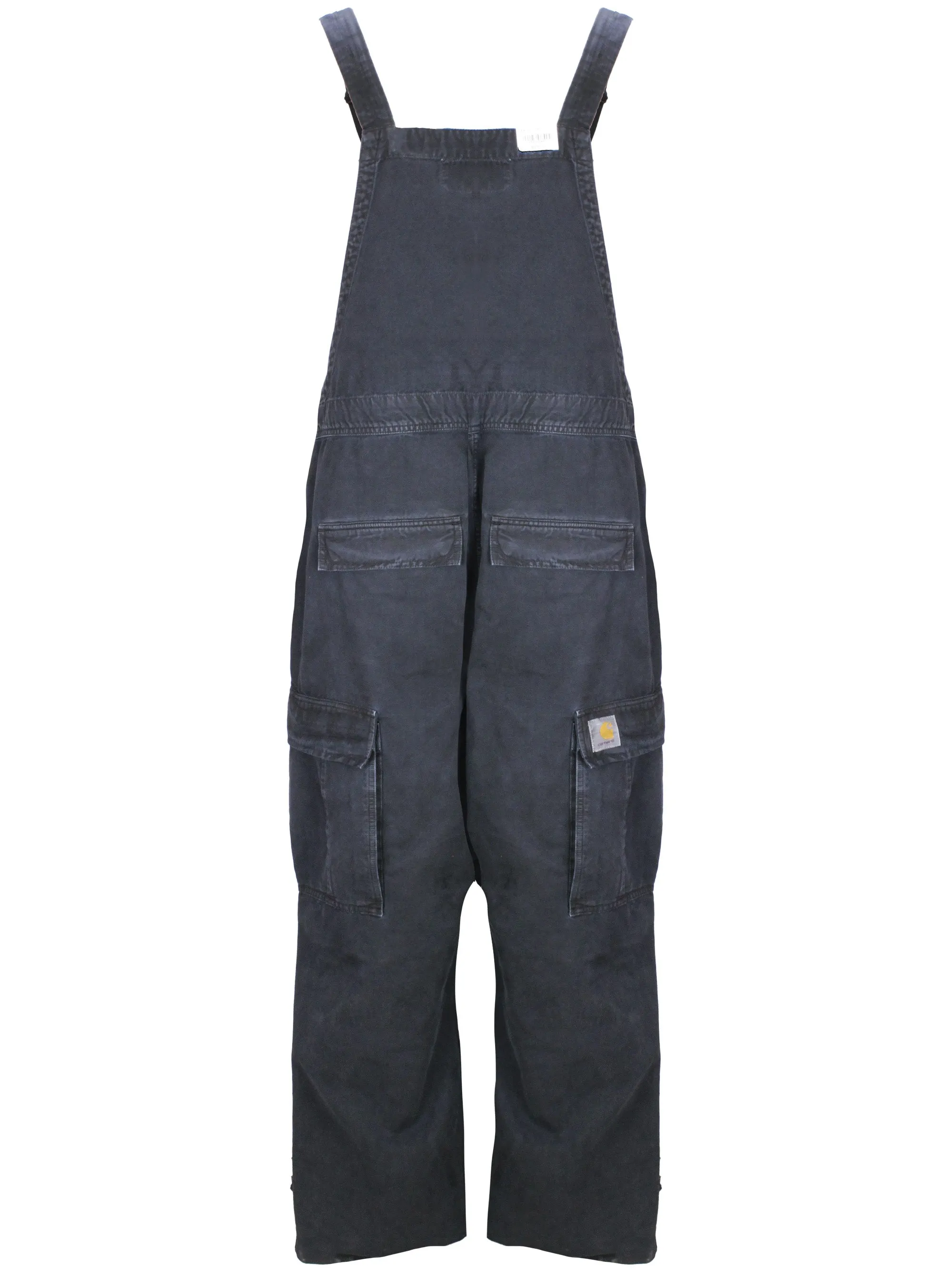 Black Stone Dyed Relaxed Trousers
