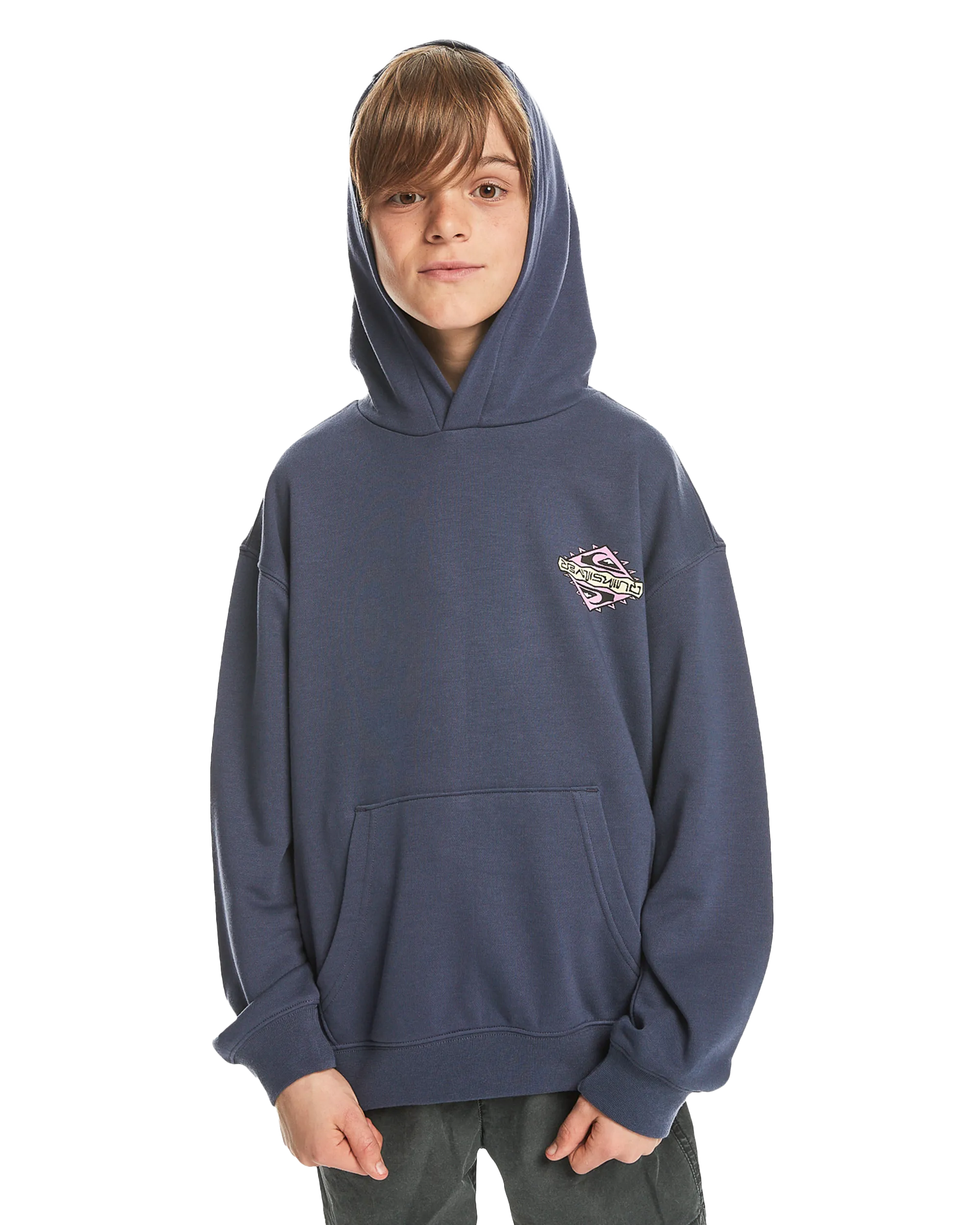 Boys Dryridge Hoodie in Crown Blue