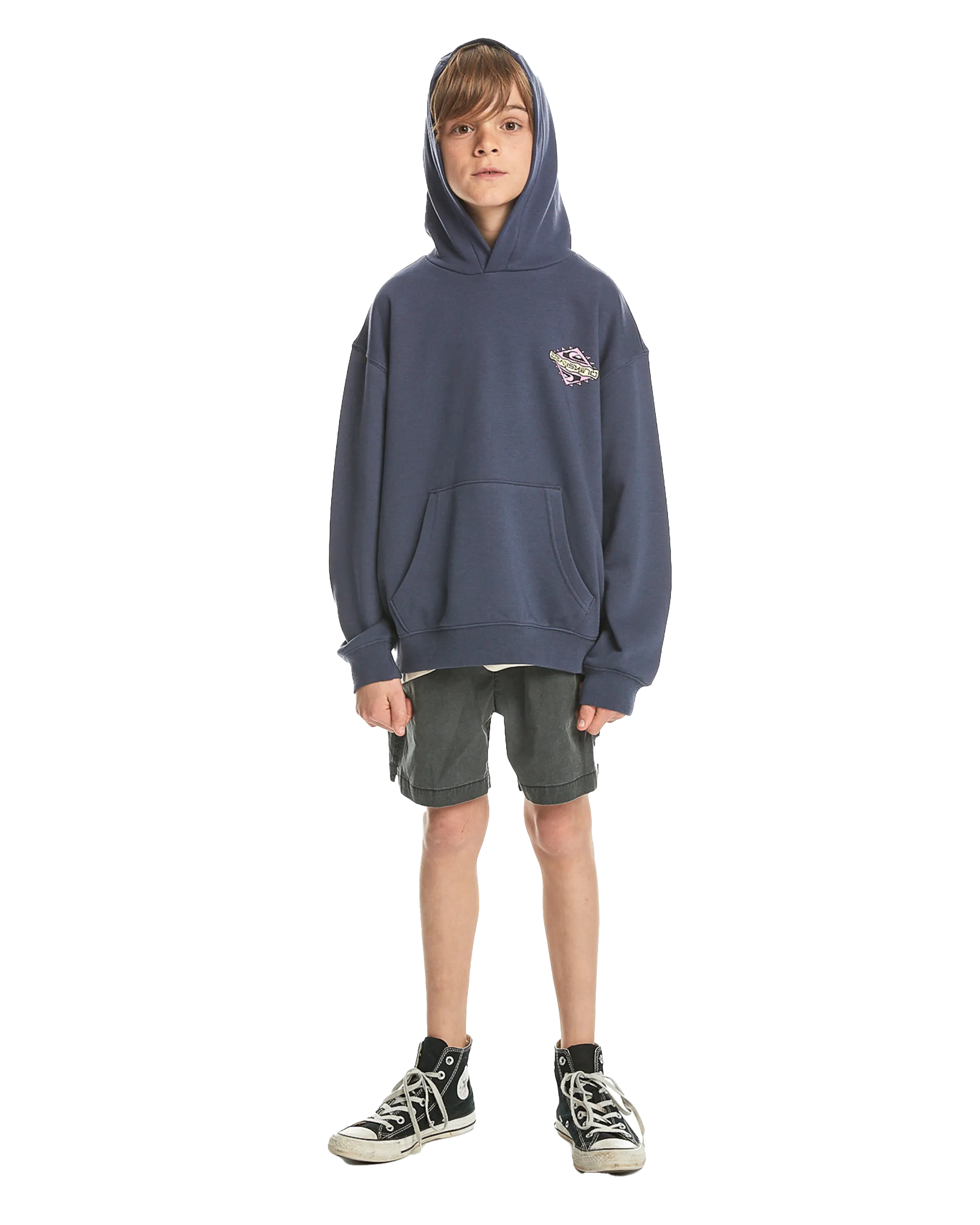 Boys Dryridge Hoodie in Crown Blue