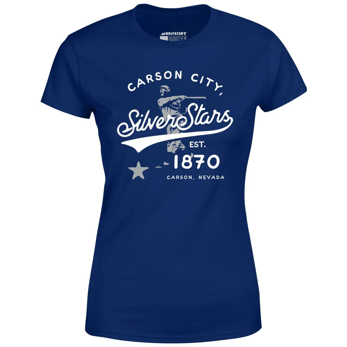 Carson City Silver Stars - Nevada - Vintage Defunct Baseball Teams - Women's T-Shirt