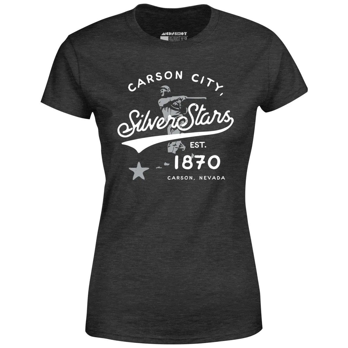 Carson City Silver Stars - Nevada - Vintage Defunct Baseball Teams - Women's T-Shirt