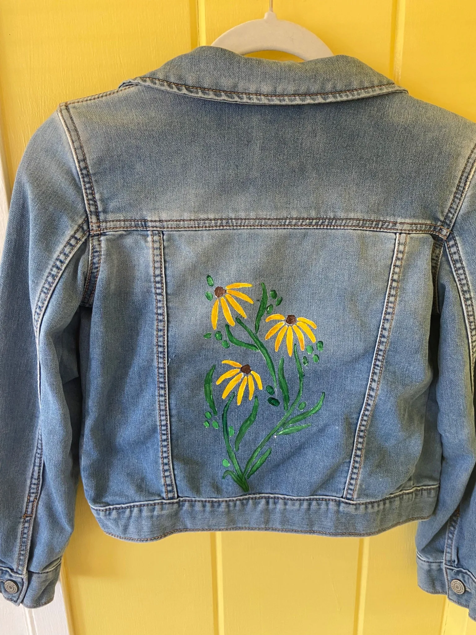 Childrens Handpainted Denim Jacket