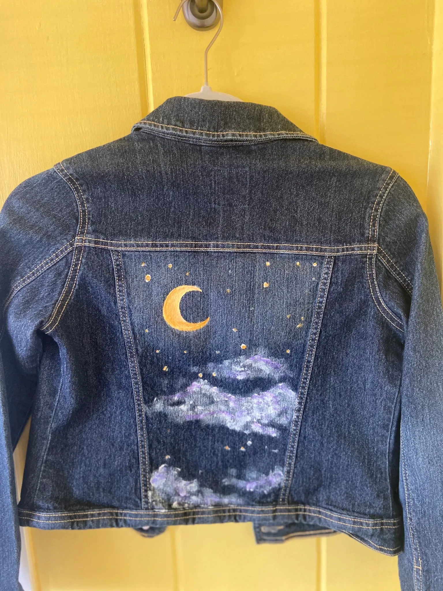 Childrens Handpainted Denim Jacket