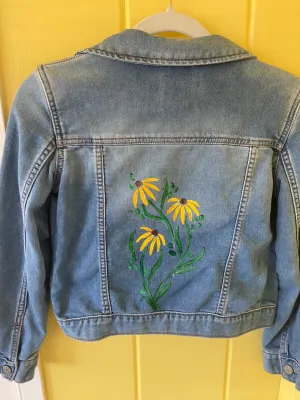 Childrens Handpainted Denim Jacket