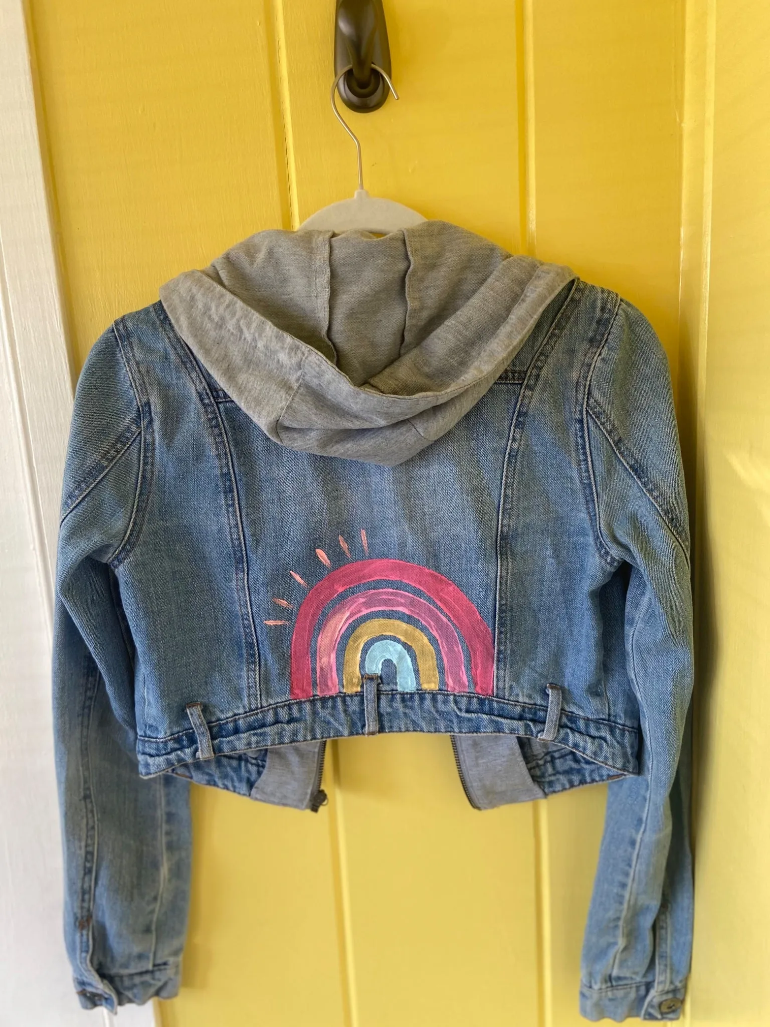 Childrens Handpainted Denim Jacket
