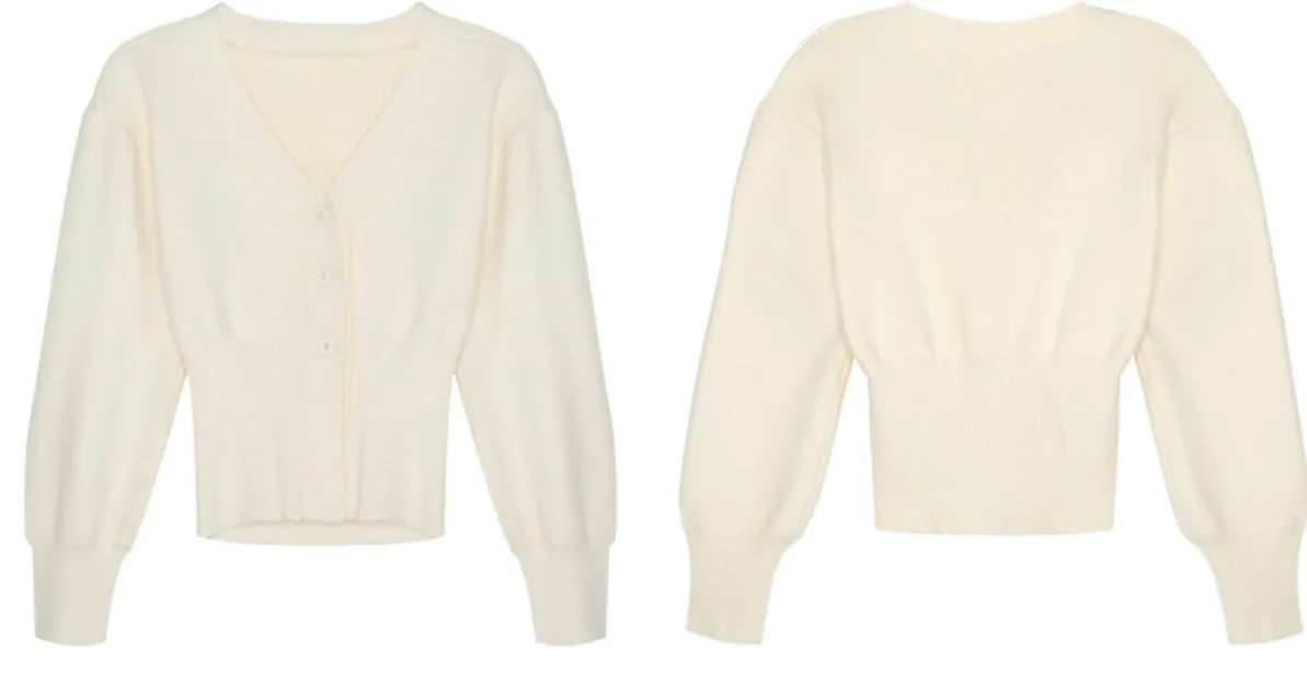 Classic Split Hem Cardigan [2 Colours]