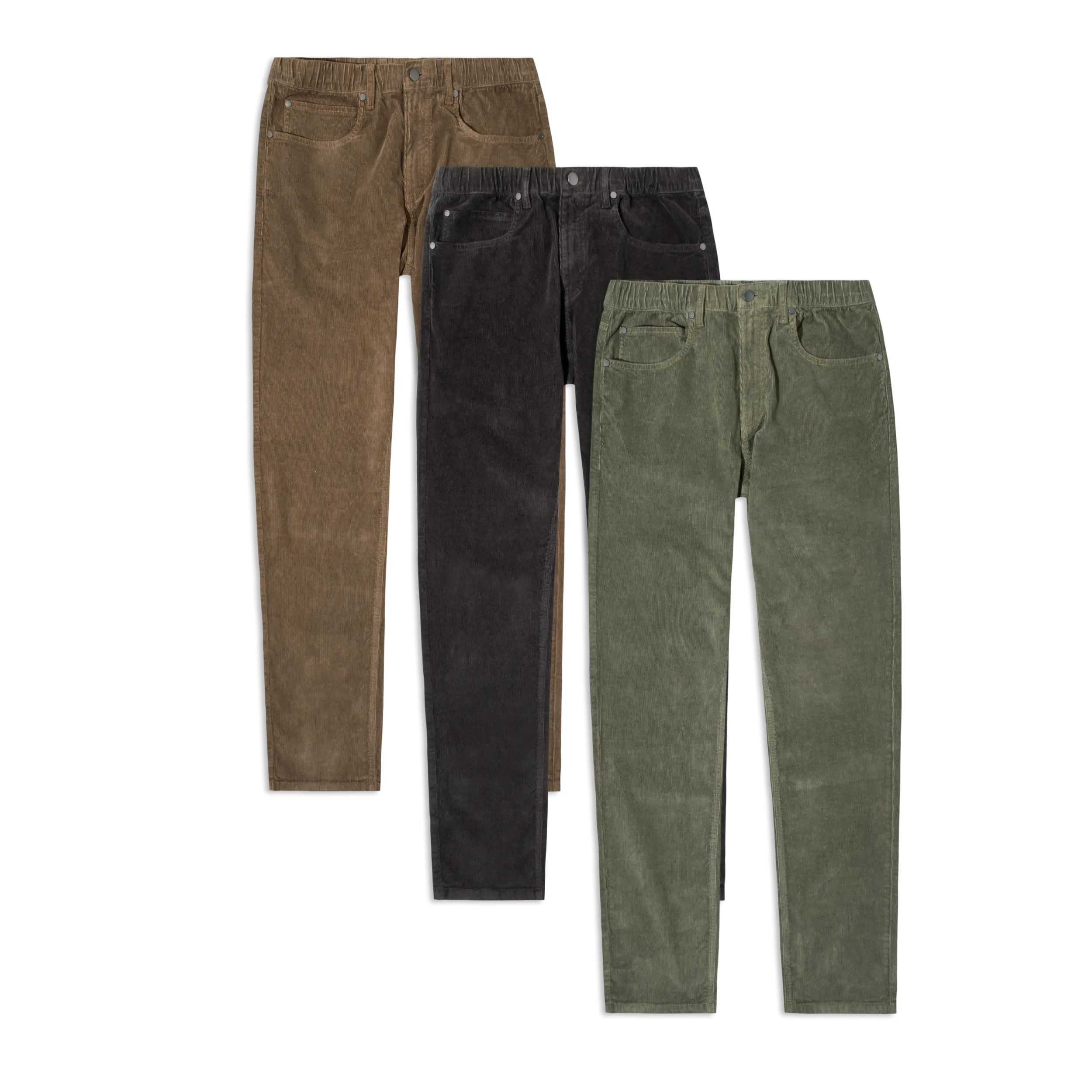 Corduroy 5-Pocket Pant 3 Pack