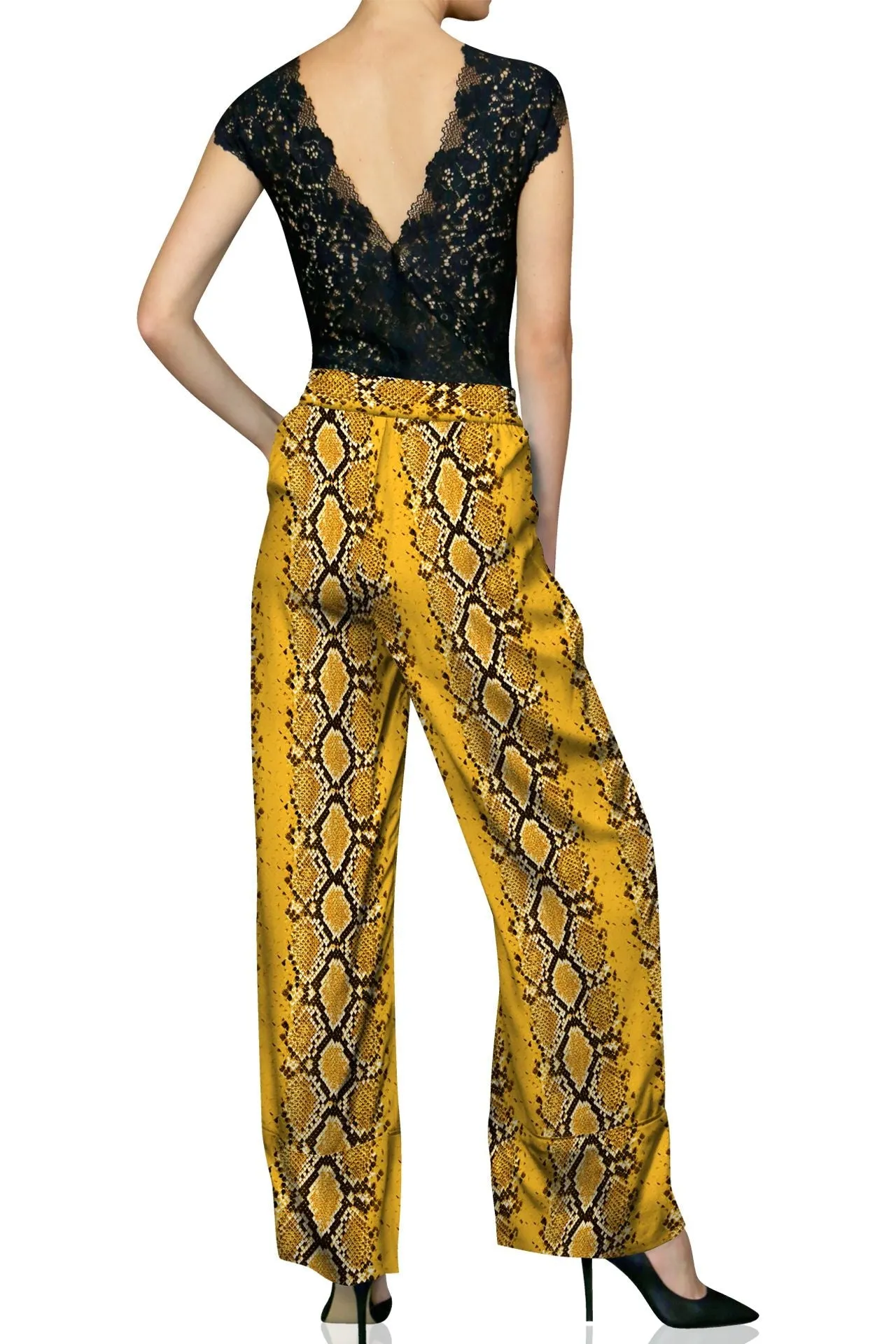 Cupro Sustainable  Silk Designer Pants