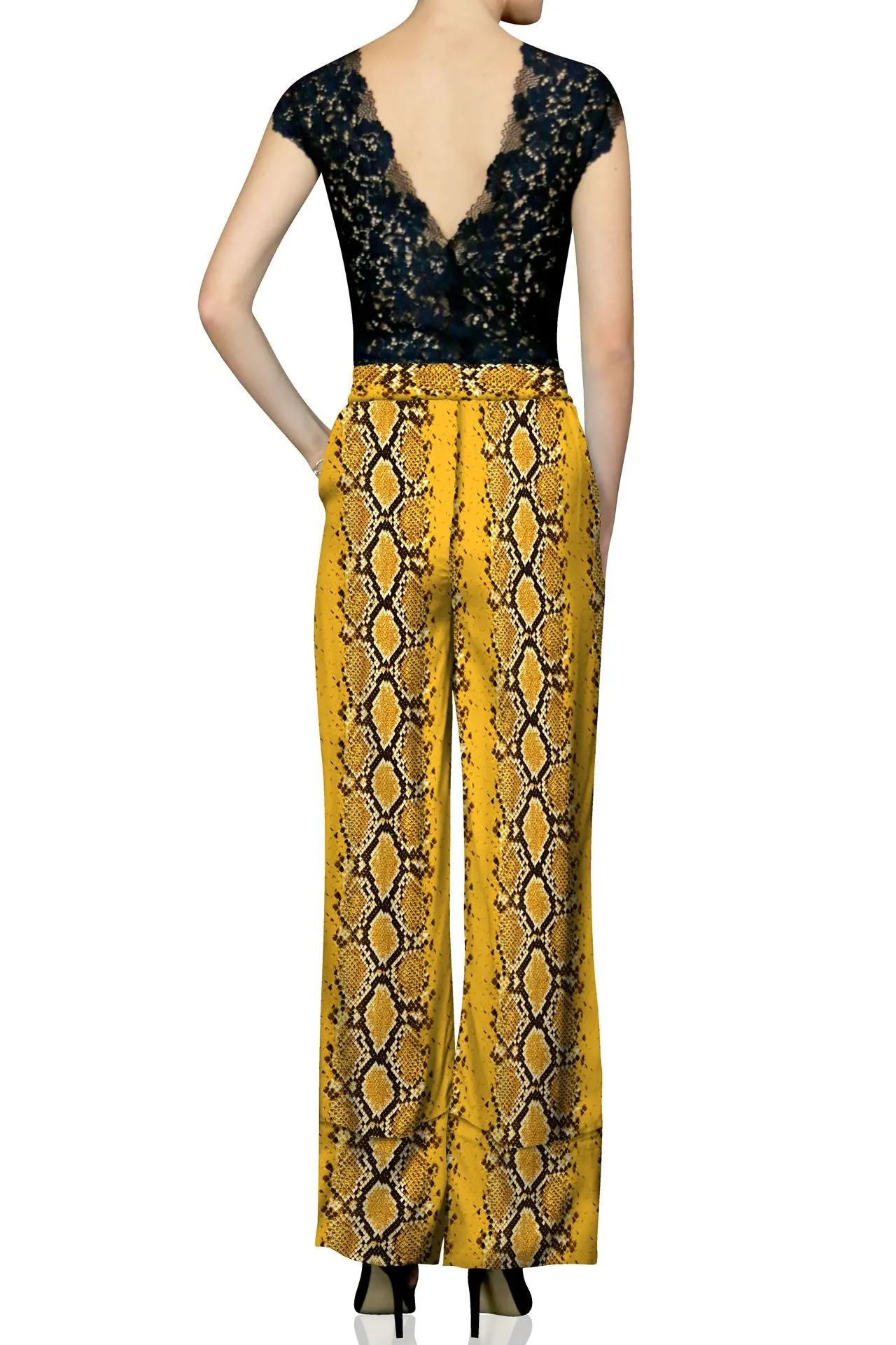 Cupro Sustainable  Silk Designer Pants