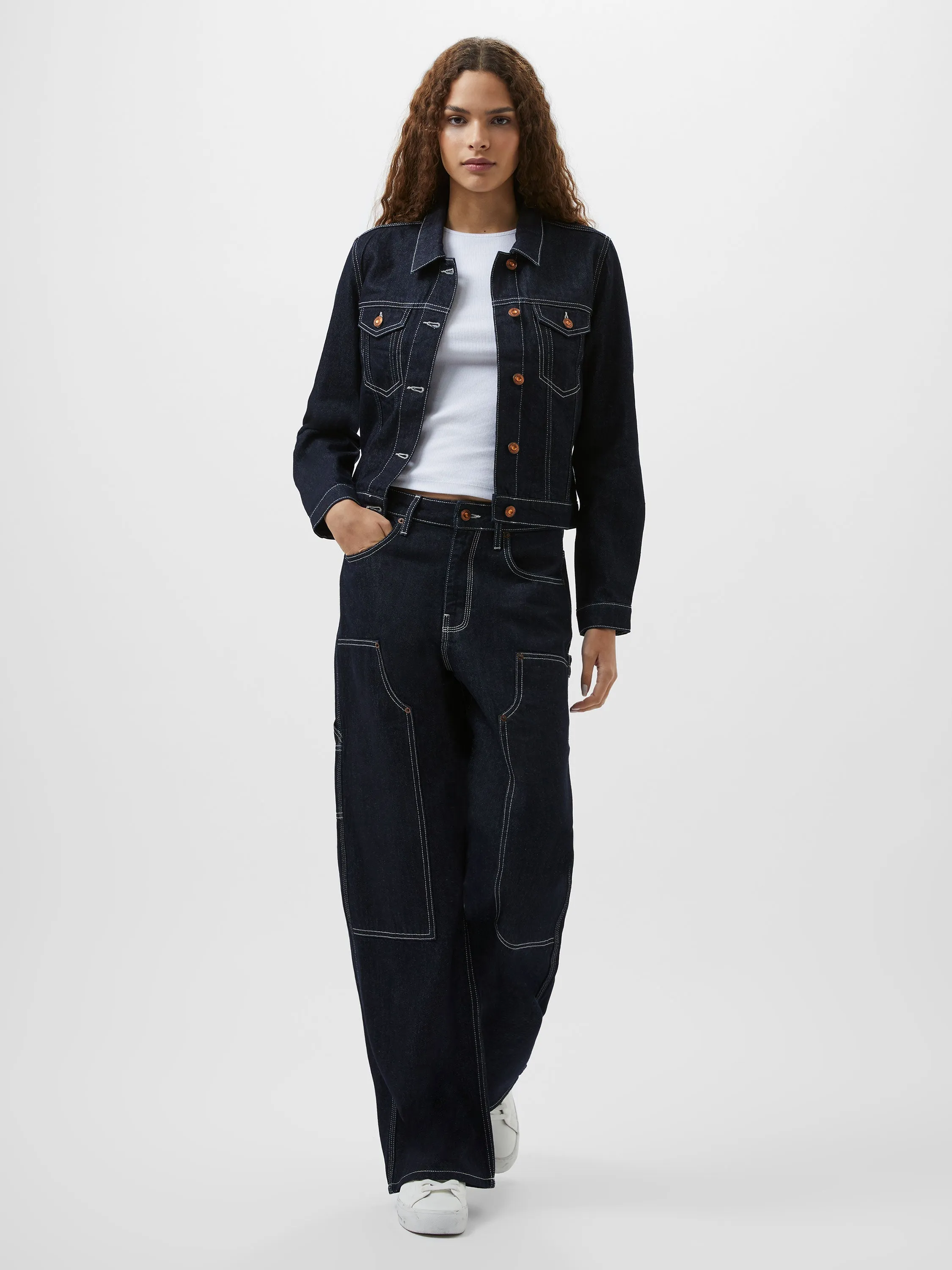 Denver Denim Contrasting Stitch Jacket