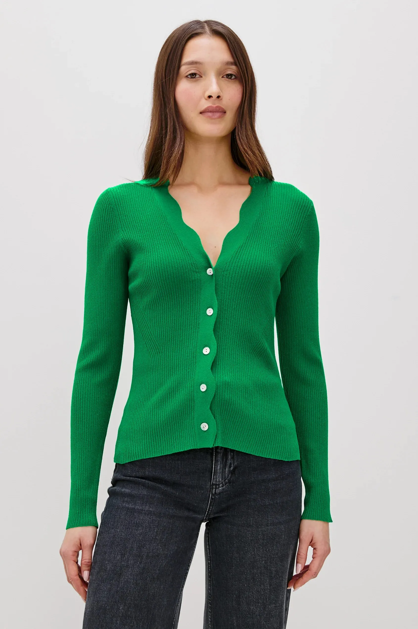 Dita Top in Kelly Green