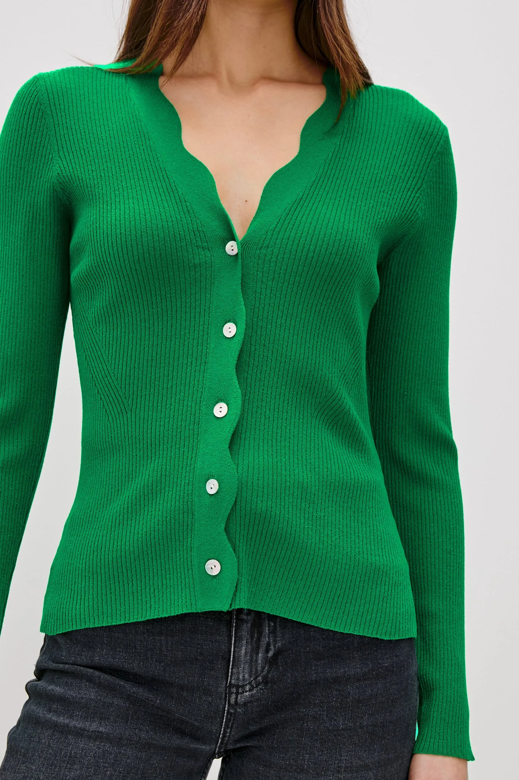 Dita Top in Kelly Green