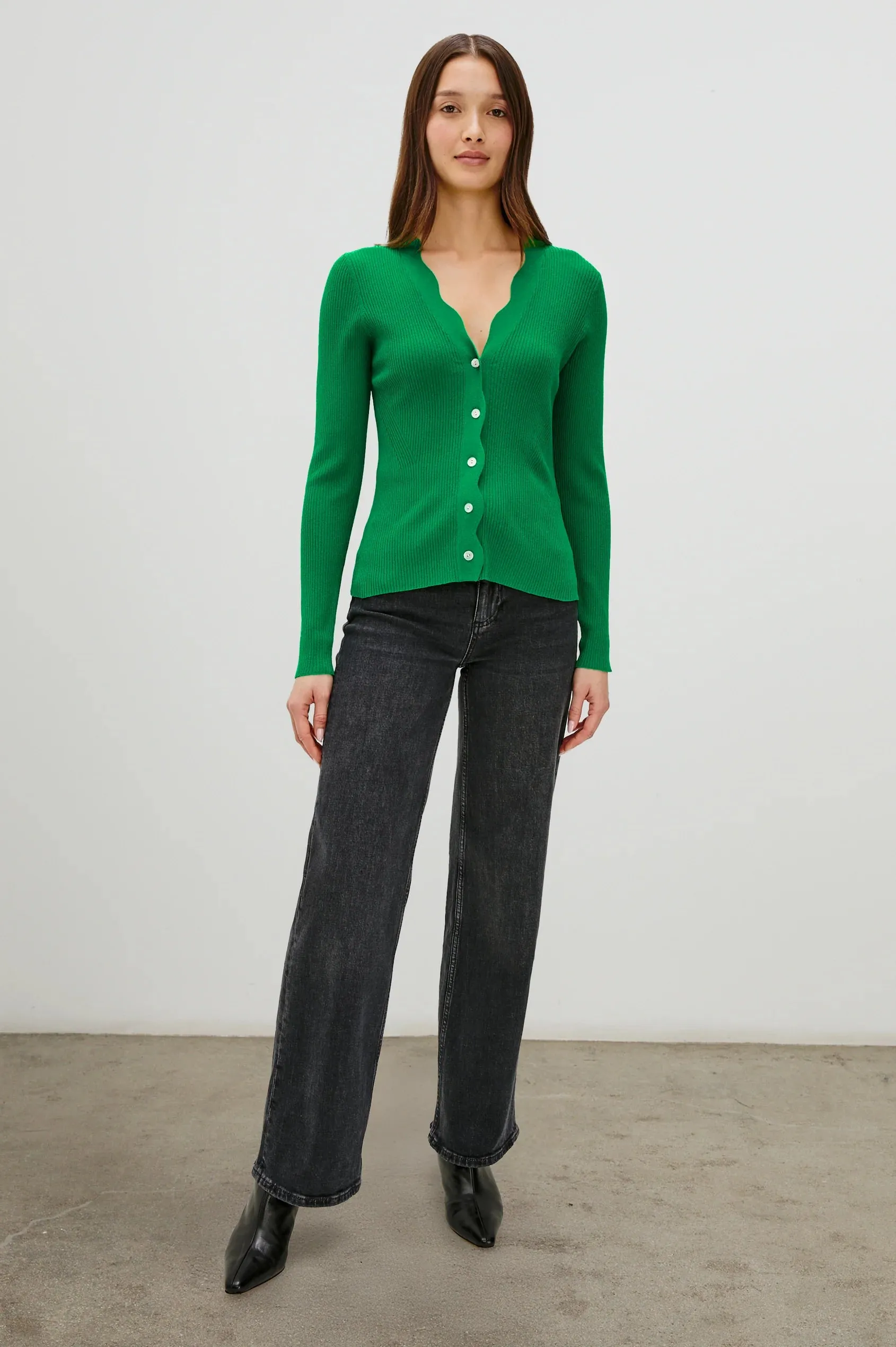 Dita Top in Kelly Green