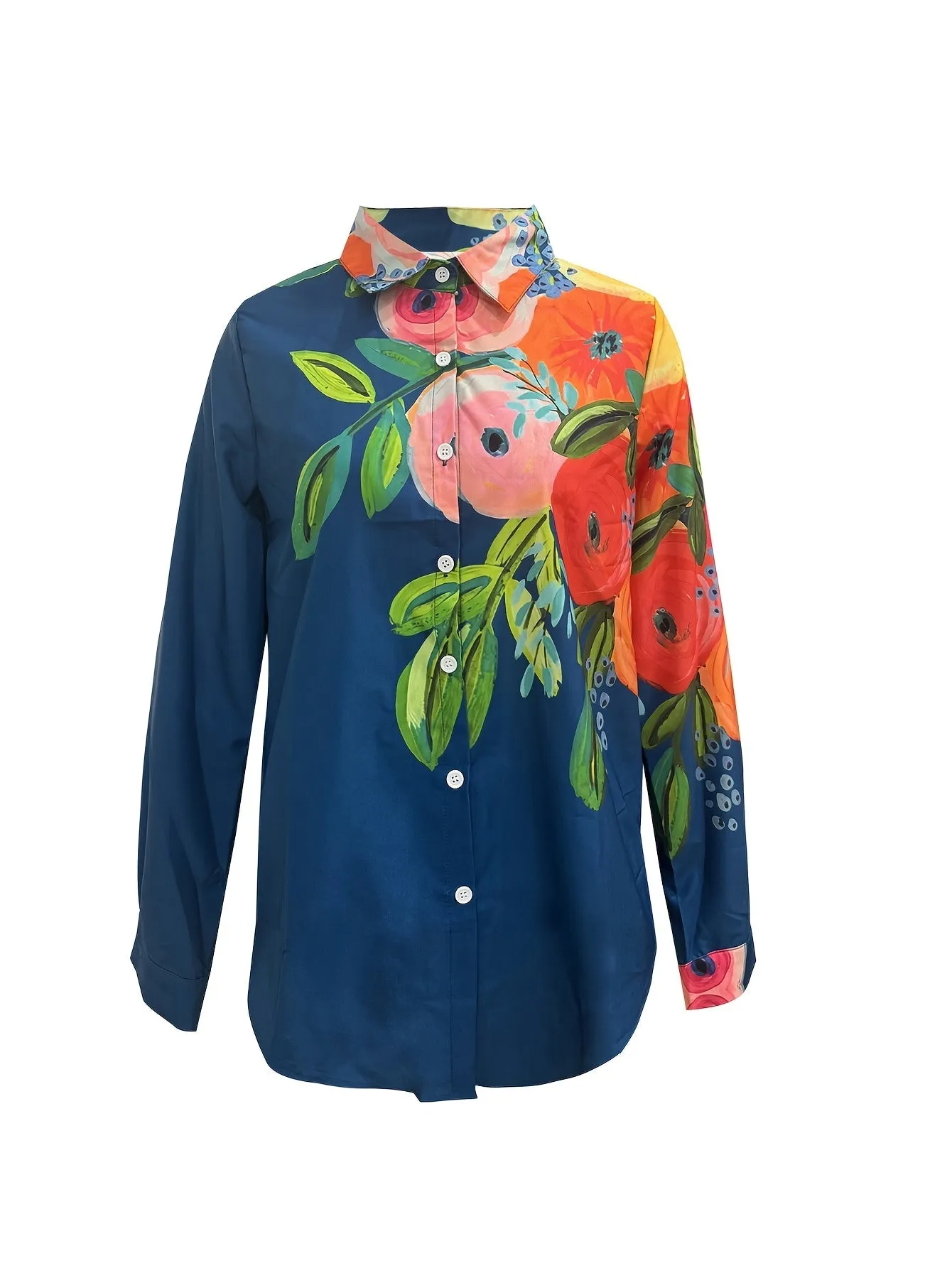 Eleanor Retro Floral Blouse