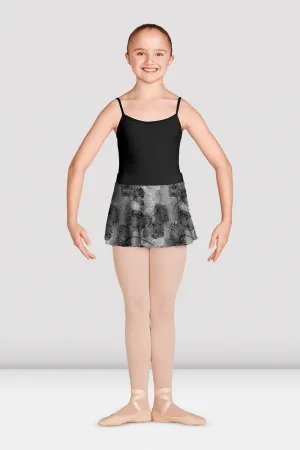 Girls Jasmine Print Mesh Skirt