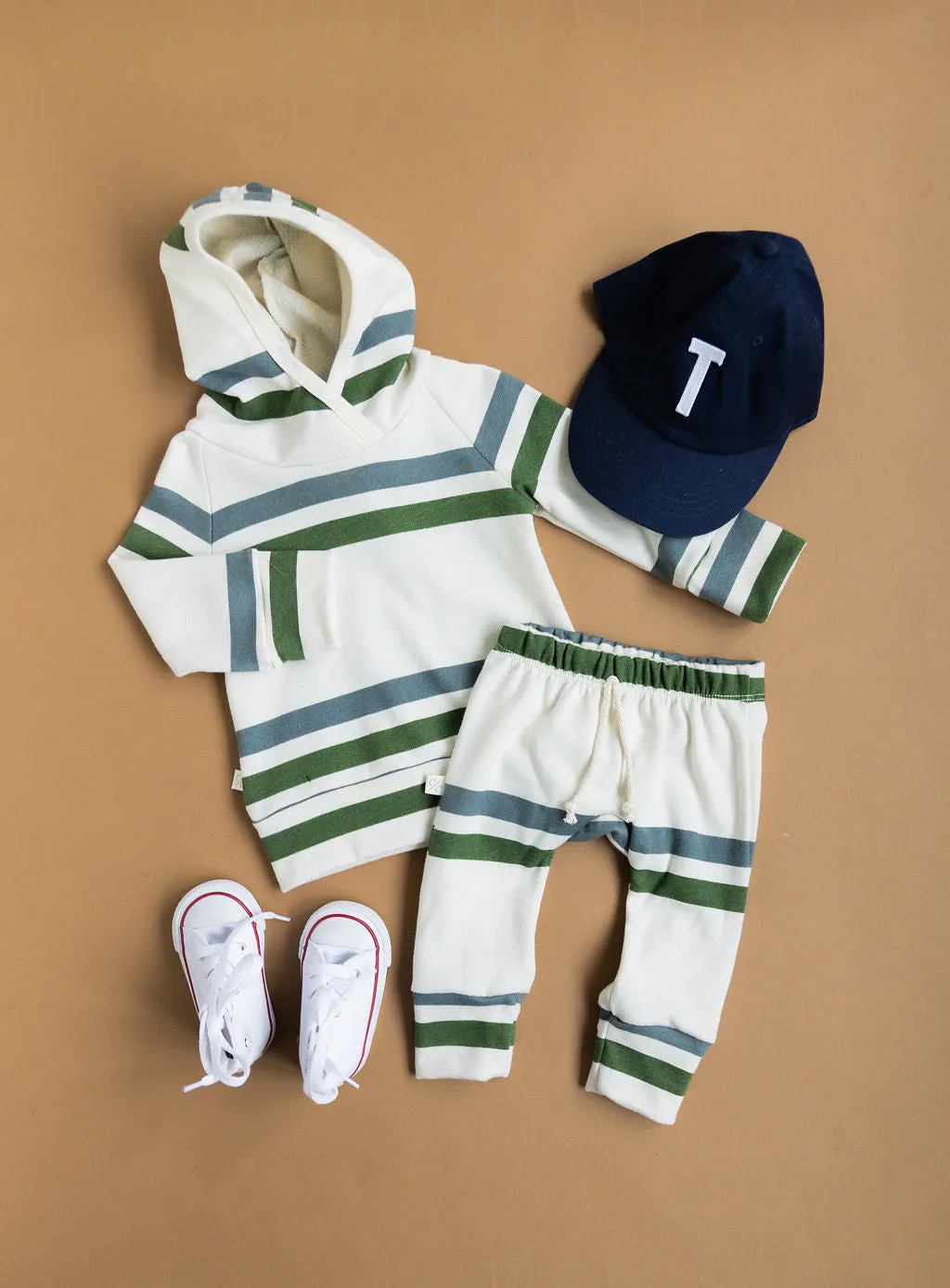 gusset pants CO - double stripe