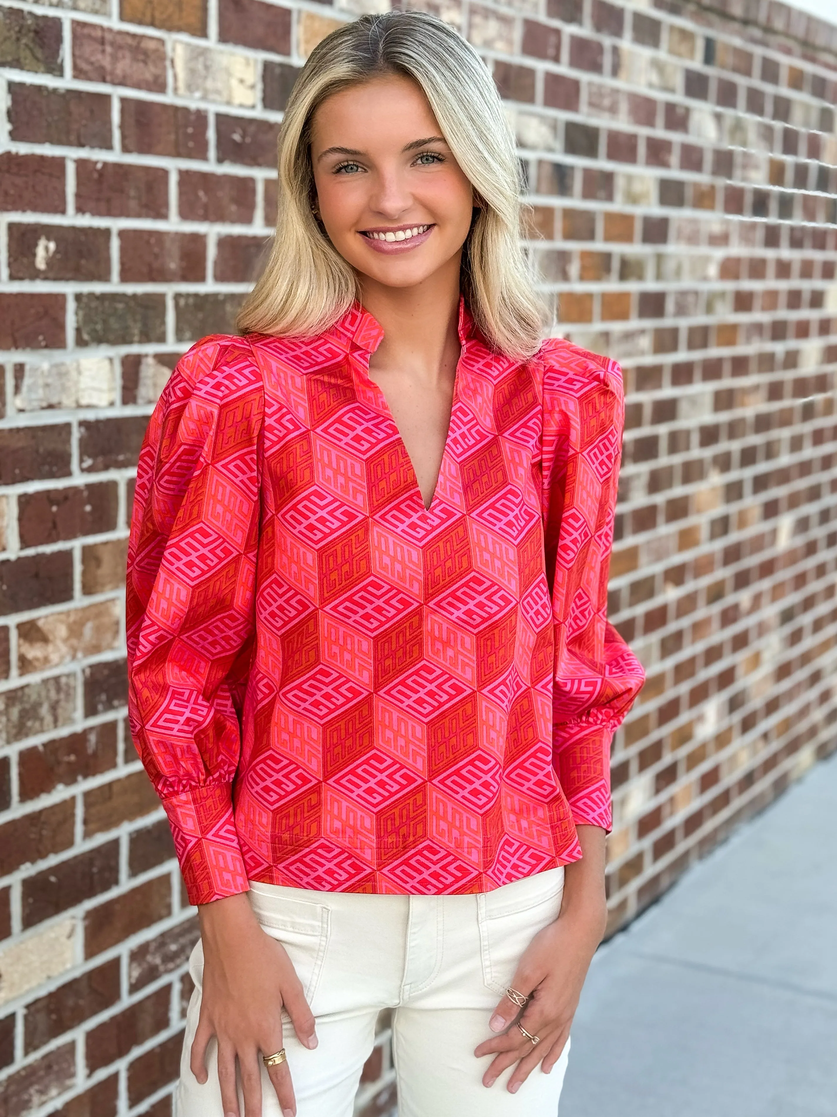 Hampton Top (Block Monogram)