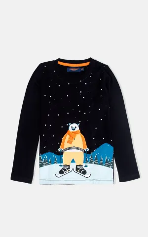 H/S GUTS GRAPHIC TEES - PURPLE