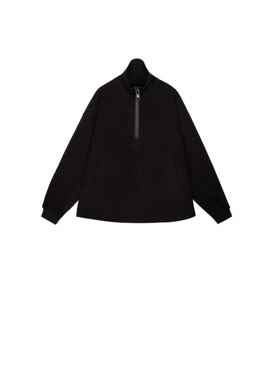 JNBY Oversized Zip-Front Pullover With Drawstring Hem