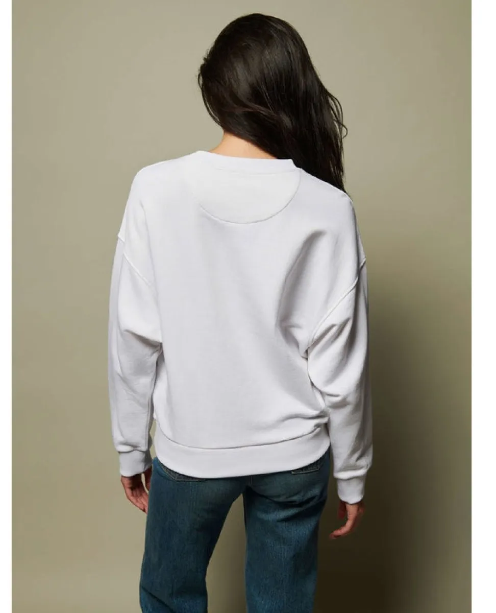 Jovie Classic Sweatshirt White