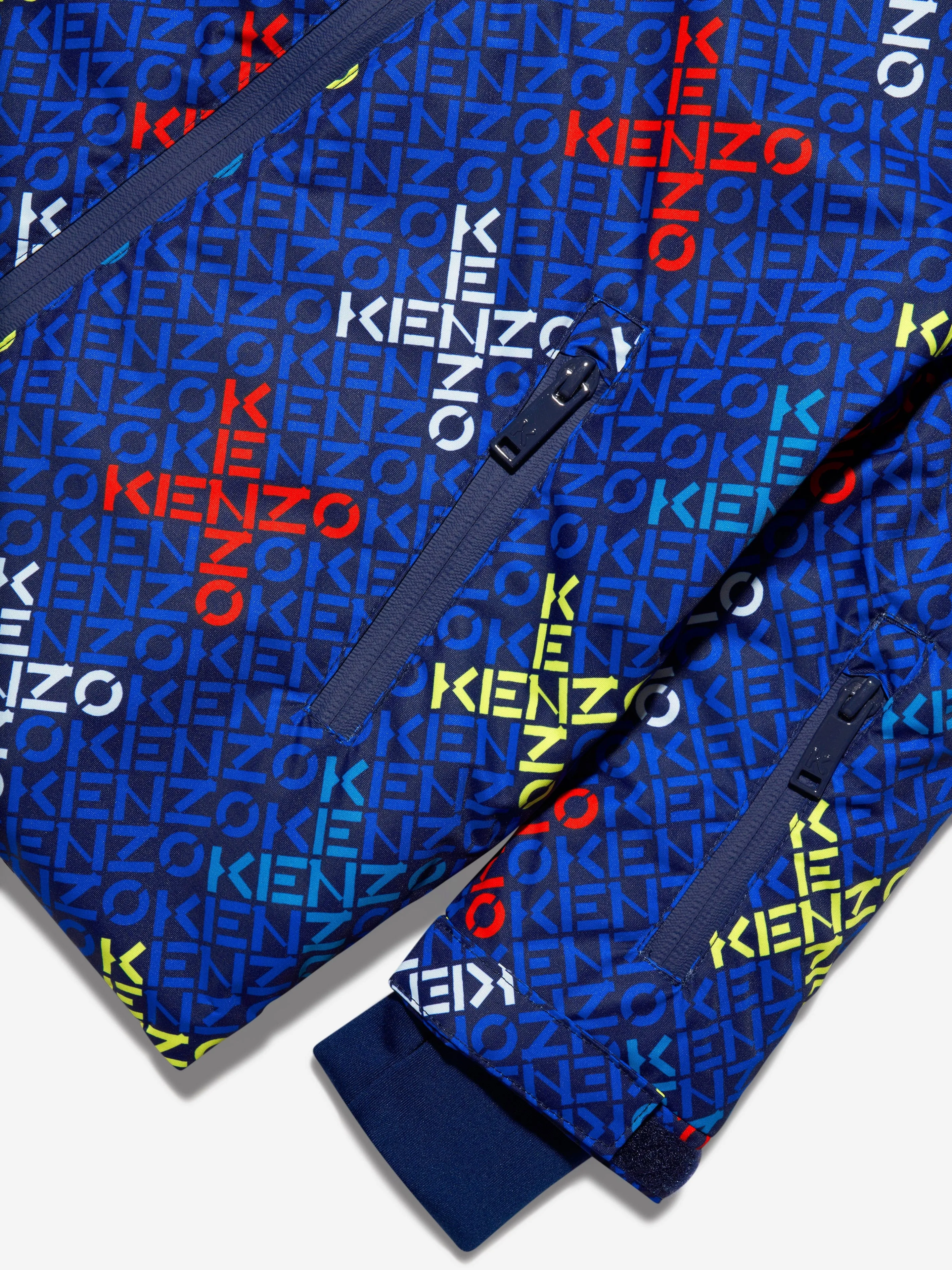 KENZO Boys Cross Logo Ski Jacket