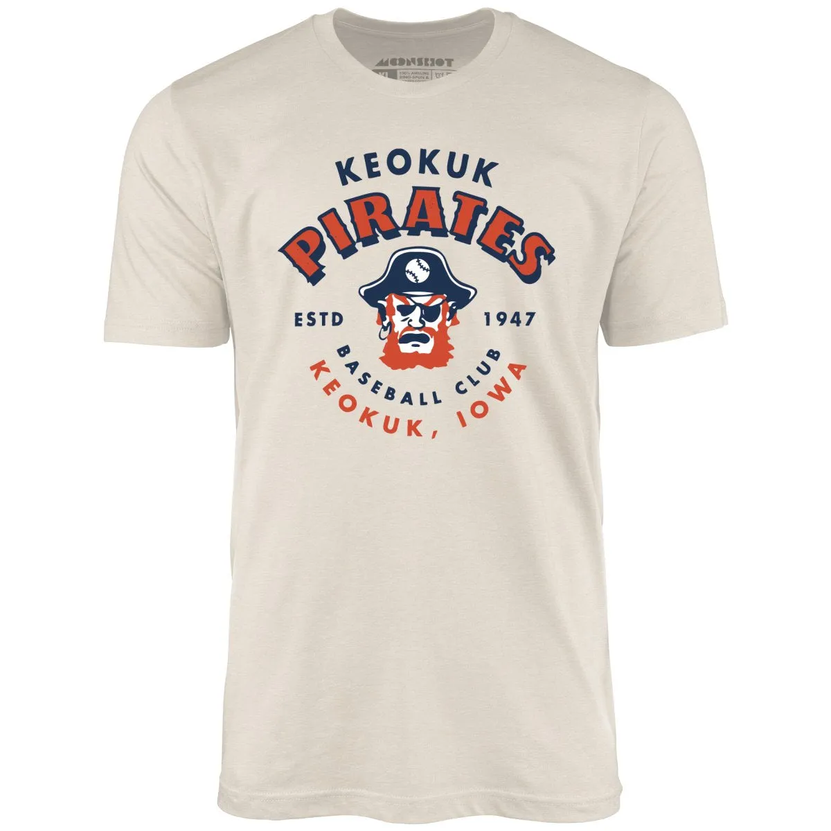 Keokuk Pirates - Iowa - Vintage Defunct Baseball Teams - Unisex T-Shirt