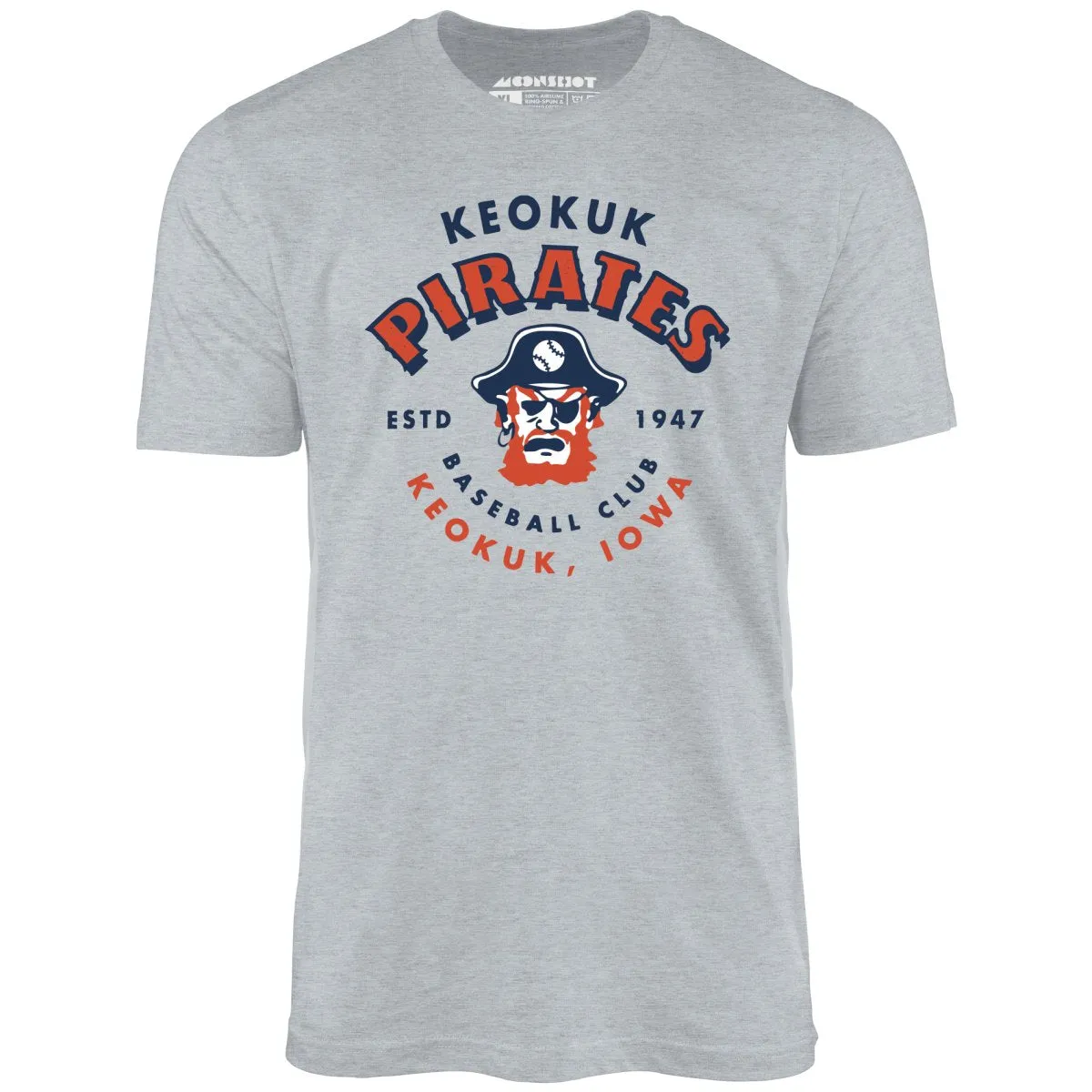 Keokuk Pirates - Iowa - Vintage Defunct Baseball Teams - Unisex T-Shirt